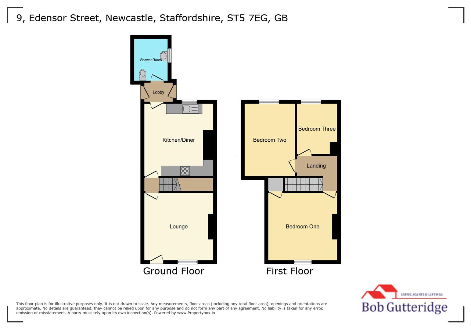 Edensor Street, Chesterton, Newcastle floorplan