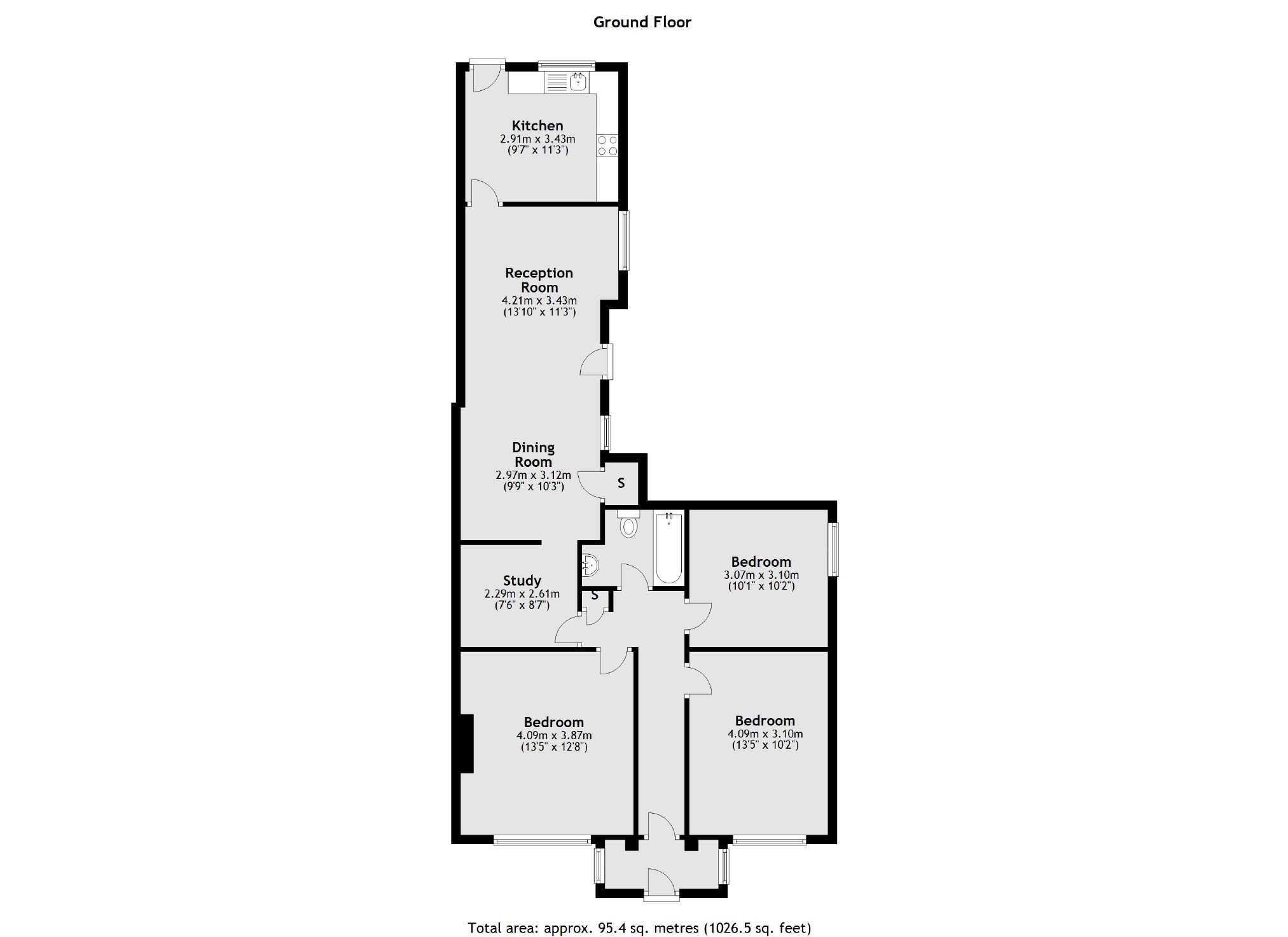 3 bed flat for sale in Wheatley Road, Isleworth TW7 Zoopla