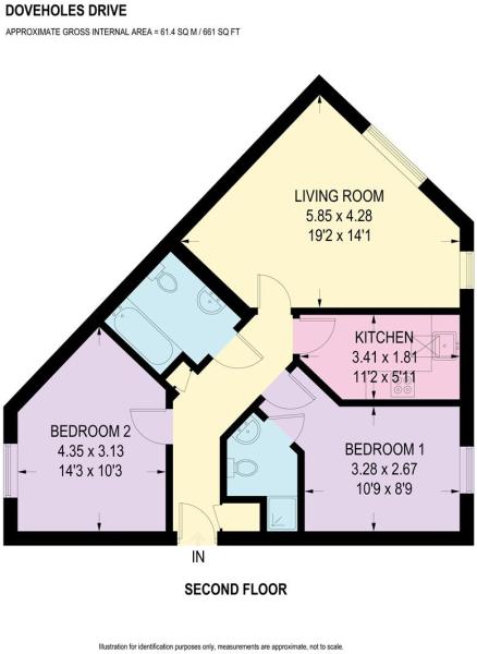 2 Bedrooms Flat for sale in Doveholes Drive, Sheffield, Sheffield S13