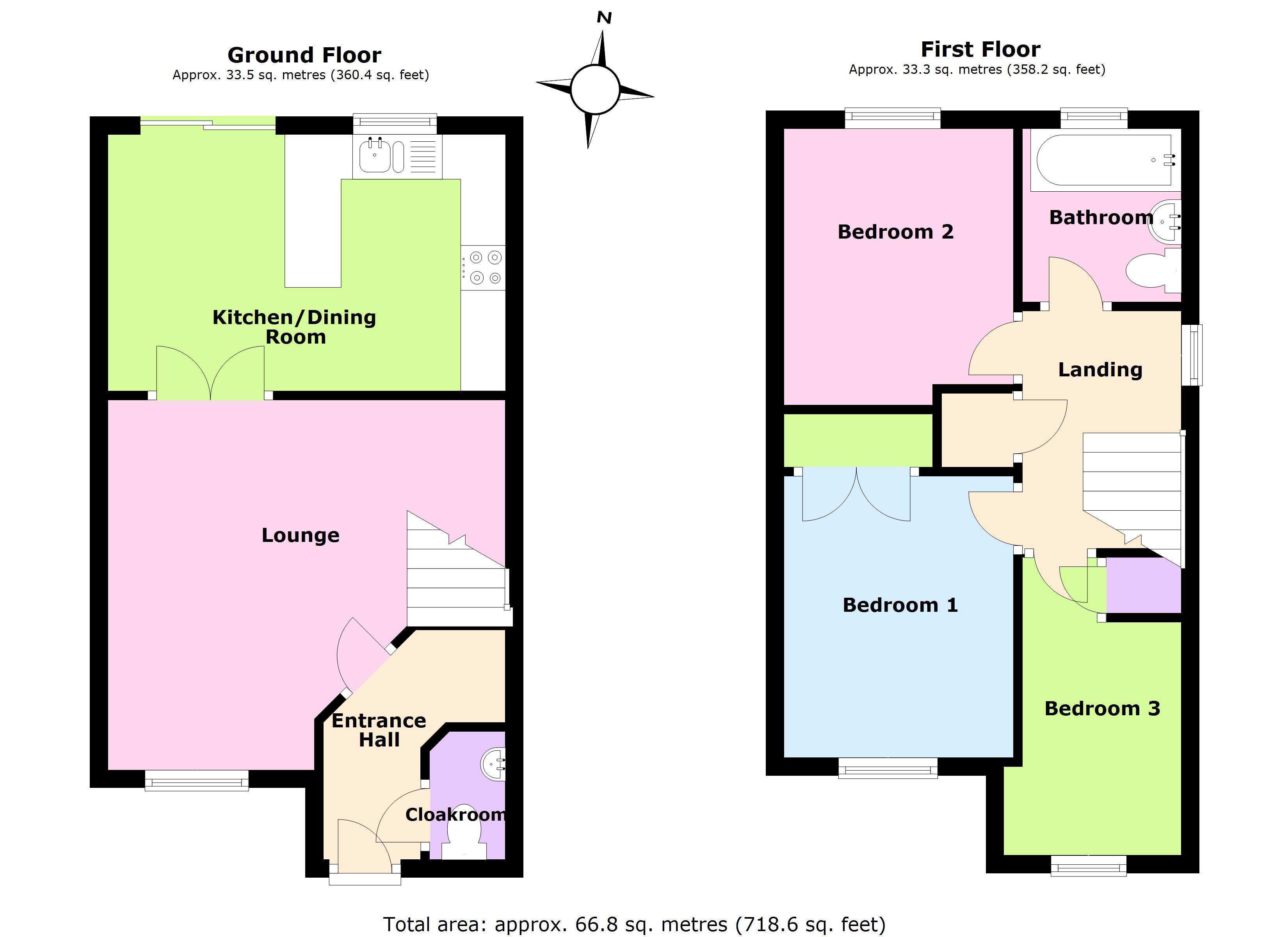 5, Home Close, Irthlingborough floorplan