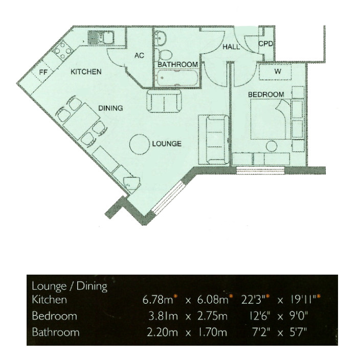 1 Bedrooms Flat to rent in Kestrel Road, Farnborough GU14