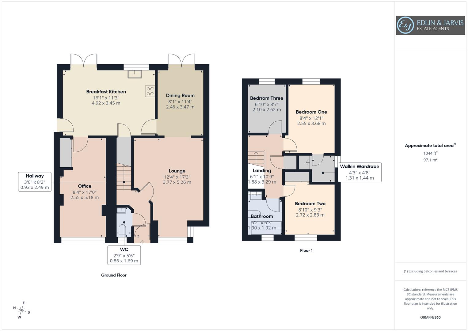 31, Edgehill Drive, Newark floorplan