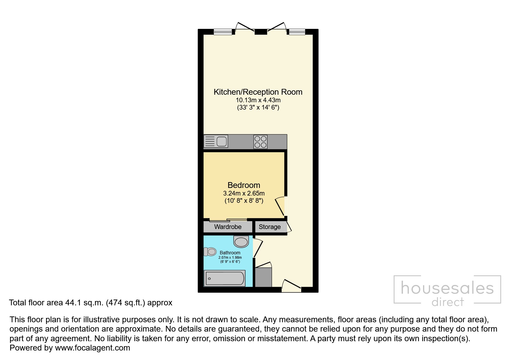 Apartment 804, The Litmus Building, Nottingham floorplan