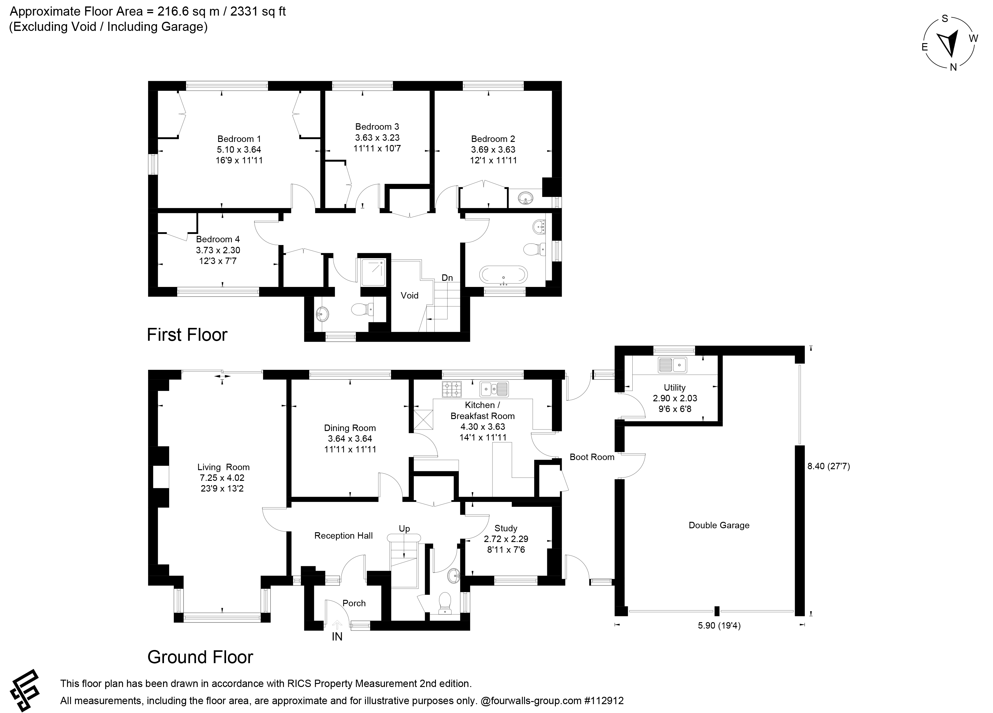 4, Abbotts Close, Andover floorplan