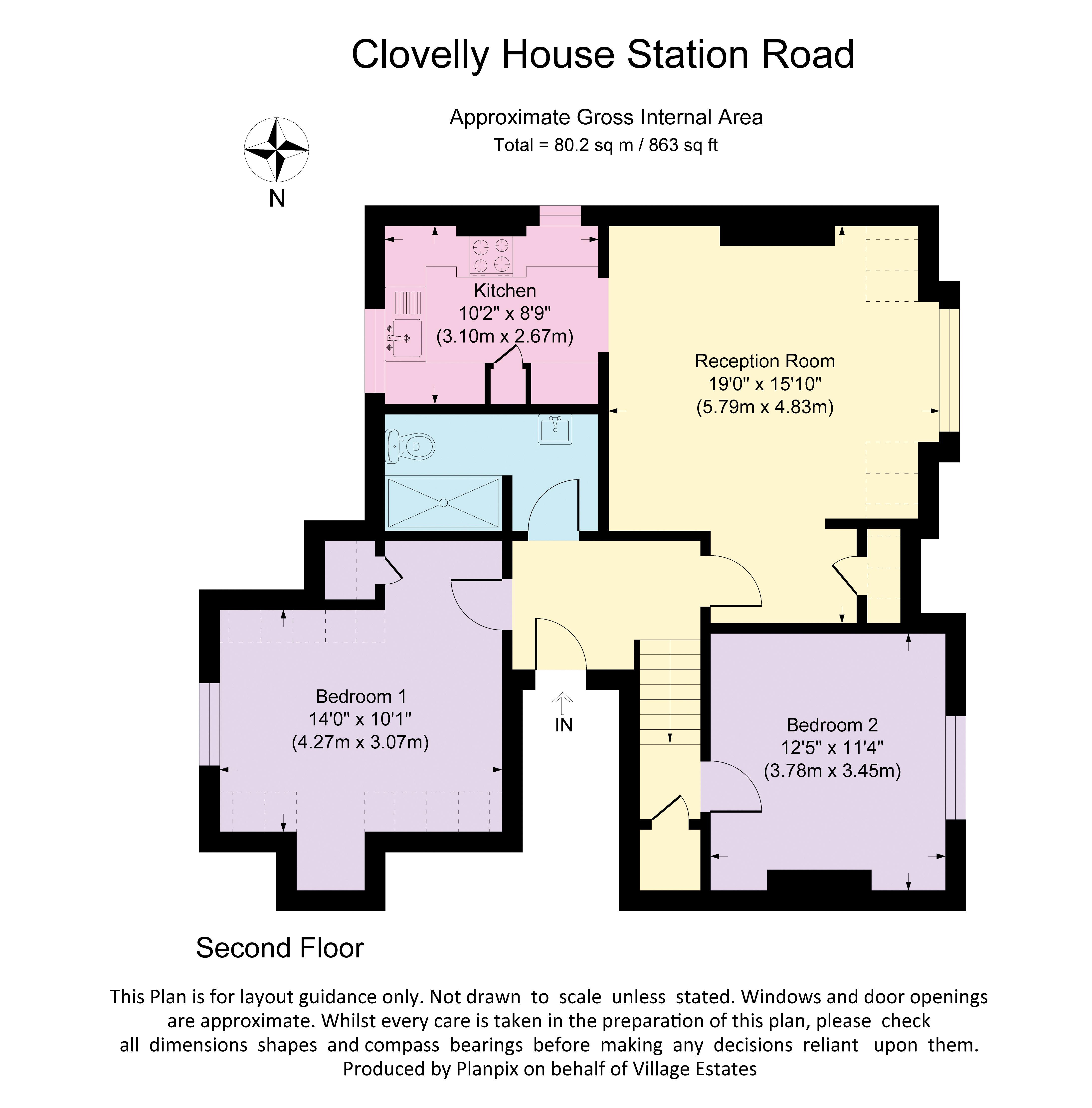 Clovelly House, Station Road, Sidcup DA15, 2 bedroom flat for sale