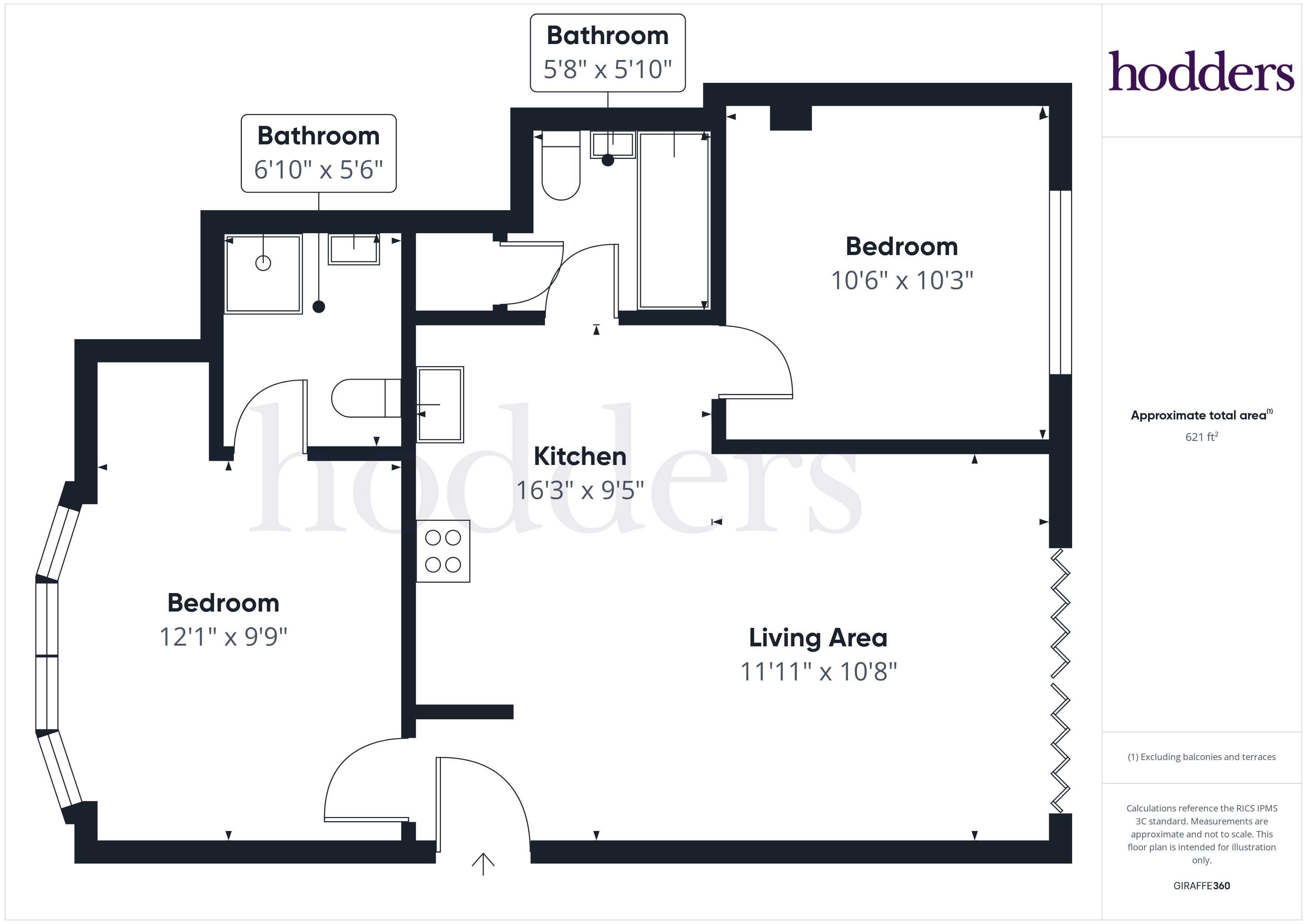 Blue Cedars (LIVE) MASTER,, F8, Holloway Hill, Chertsey floorplan