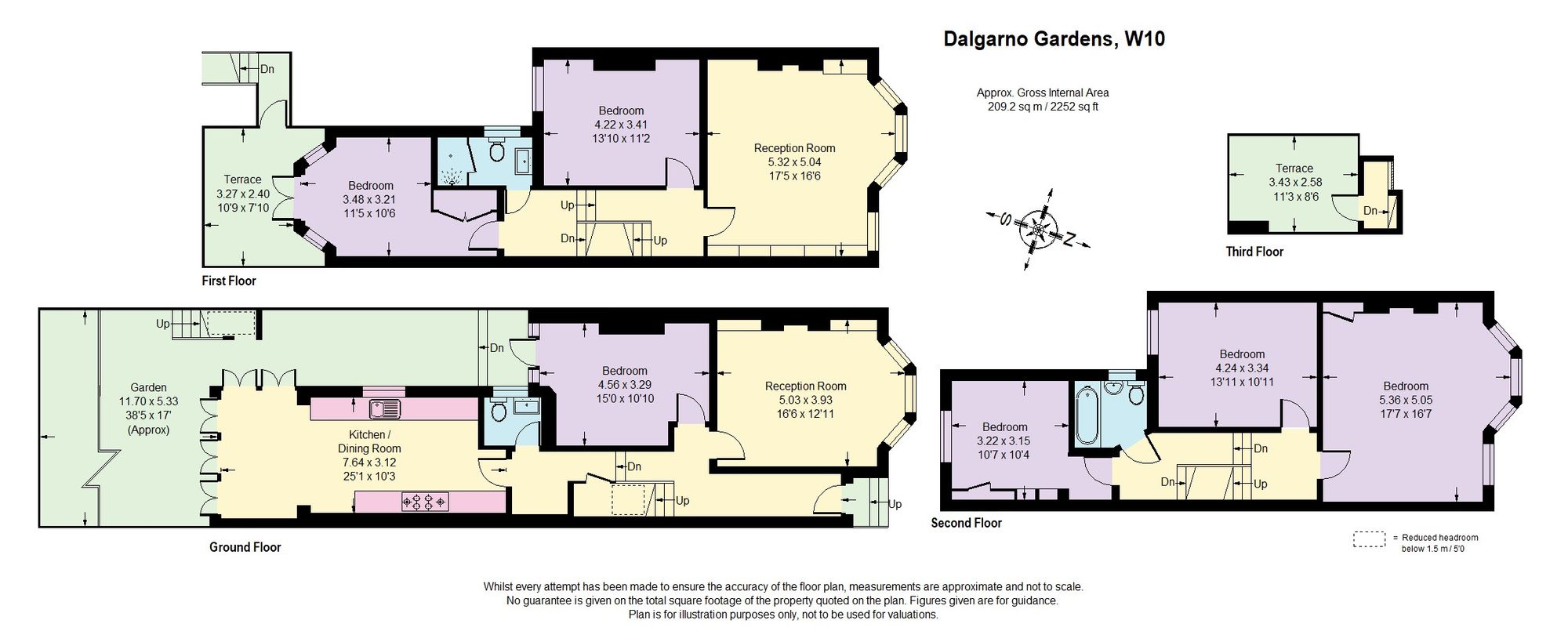 12 Dalgarno Gardens, London floorplan