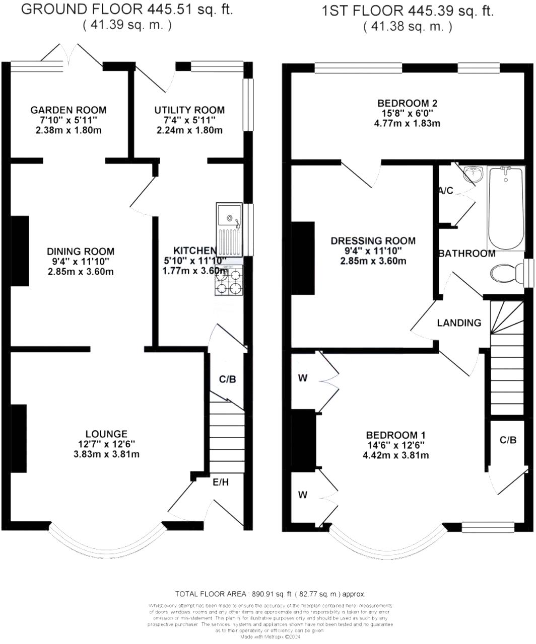 6, Mill Street, Newport floorplan