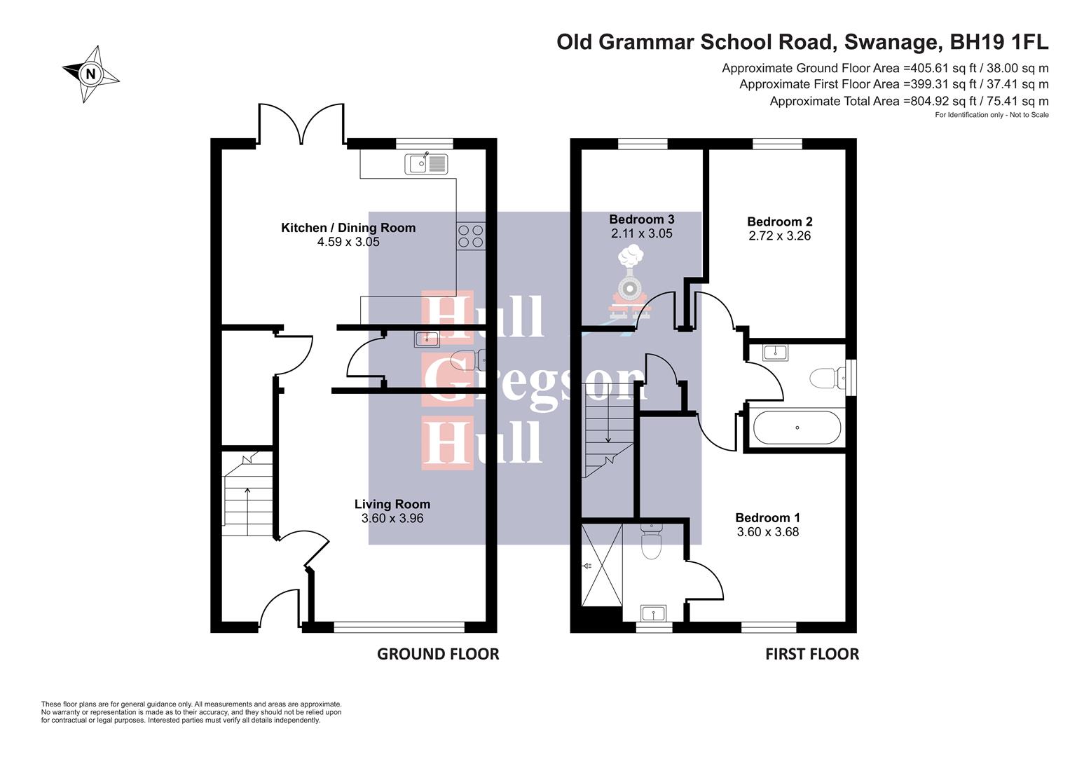 8, Old Grammar School Road, Swanage floorplan