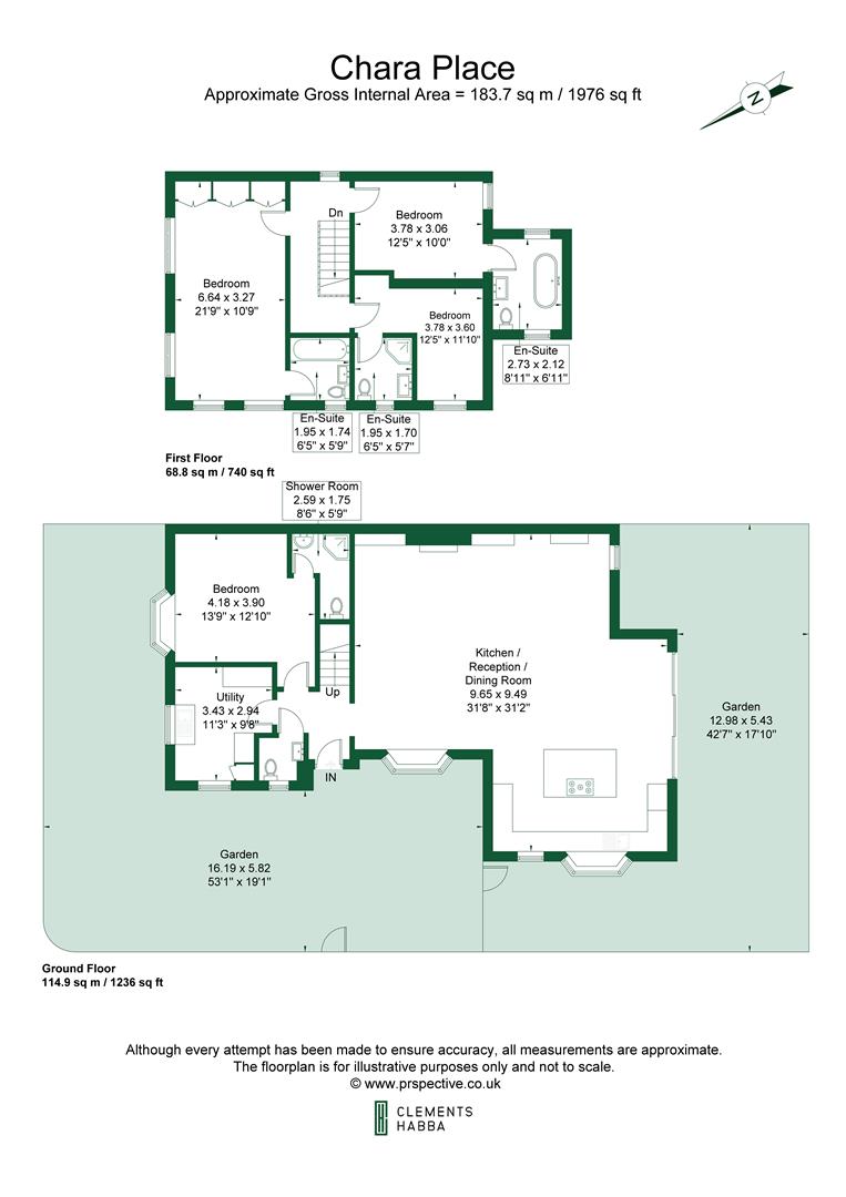 1, Chara Place, London floorplan
