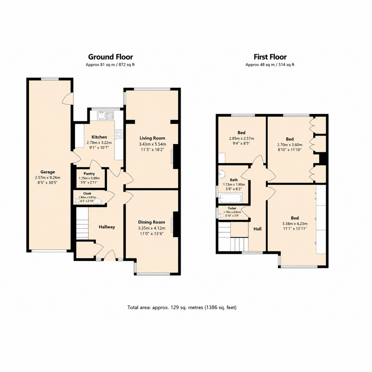 12, Brooklyn Grove, Kingswinford floorplan