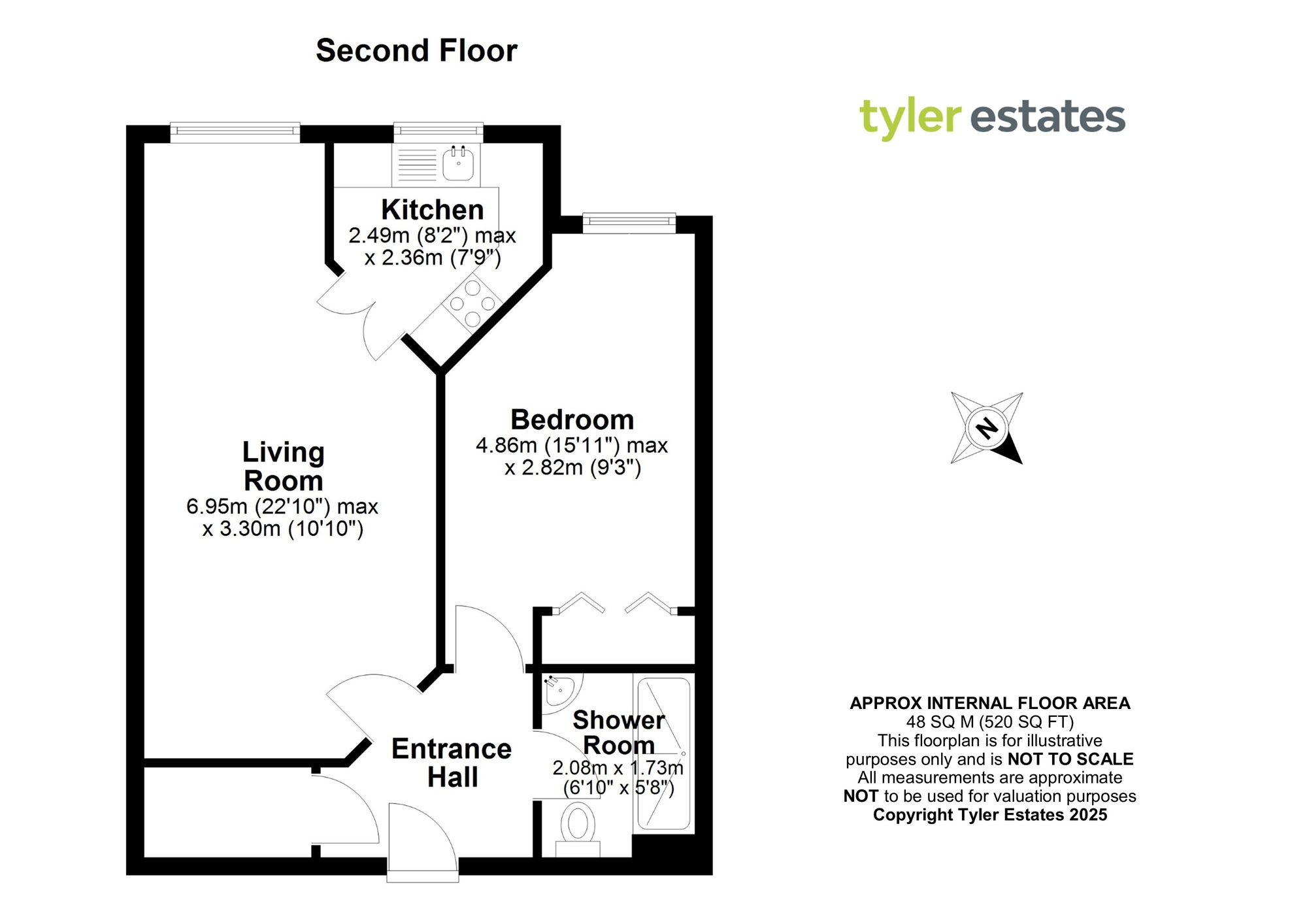 Apt 24, Southwood Court Southend Road, Billericay floorplan