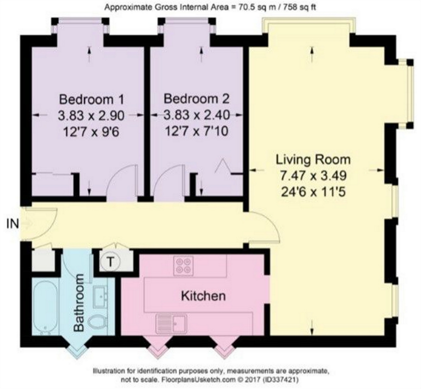 2 Bedrooms Flat to rent in St. Andrews Road, Henley-On-Thames RG9