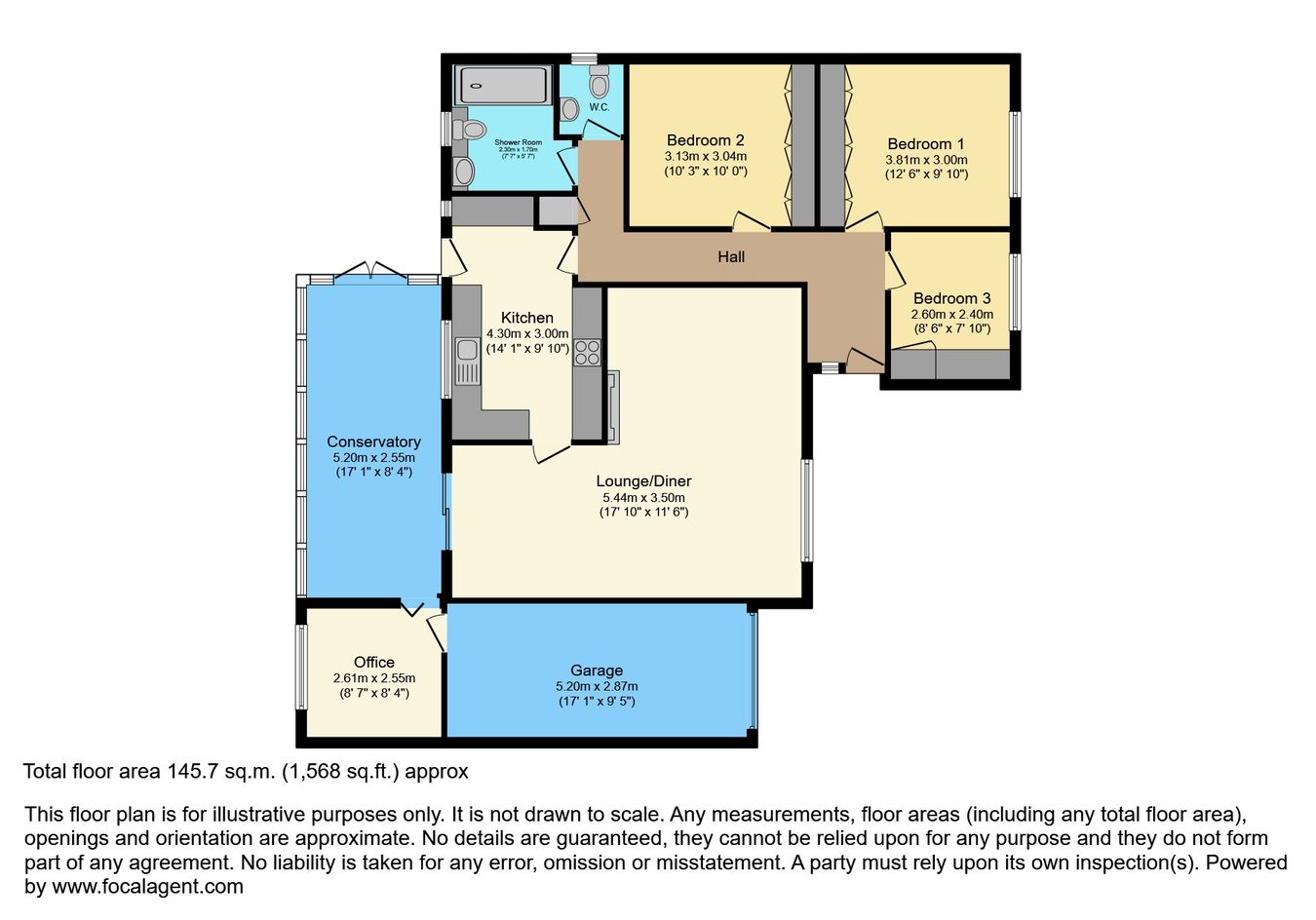 Mahe, Church Lane, Norwich floorplan