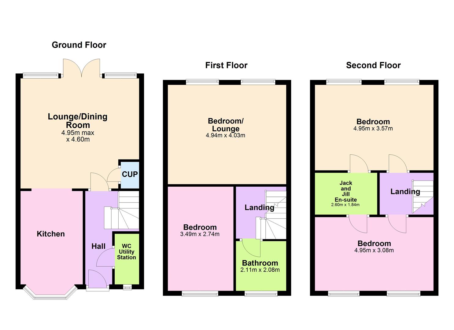 3A, Montgomery Road, Earl Shilton floorplan