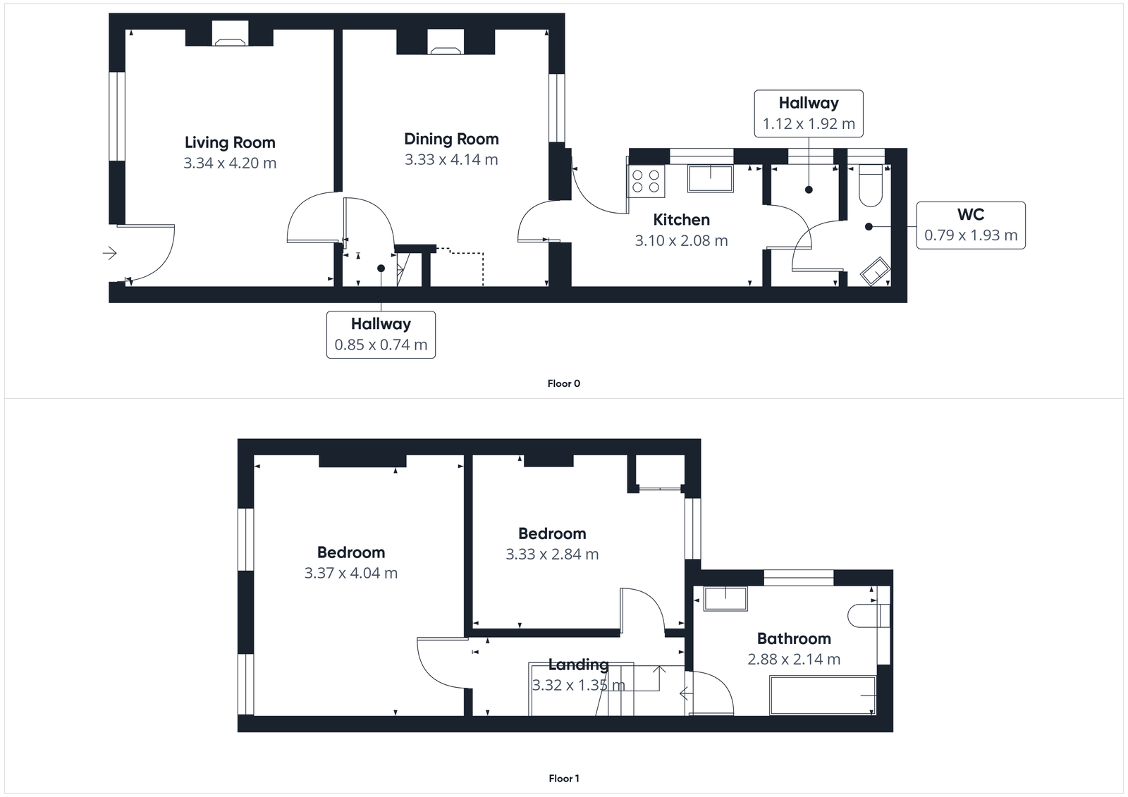 72, Church Road, Cinderford floorplan