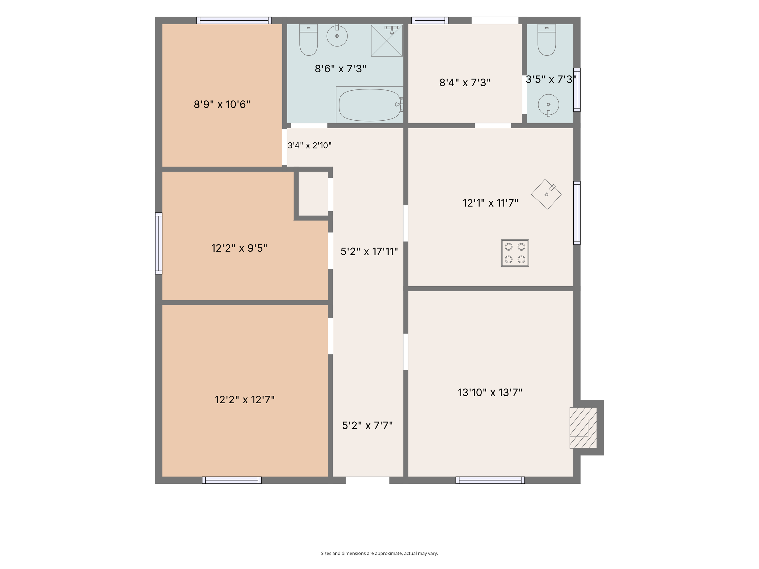 5 Bertie Close, Spalding floorplan