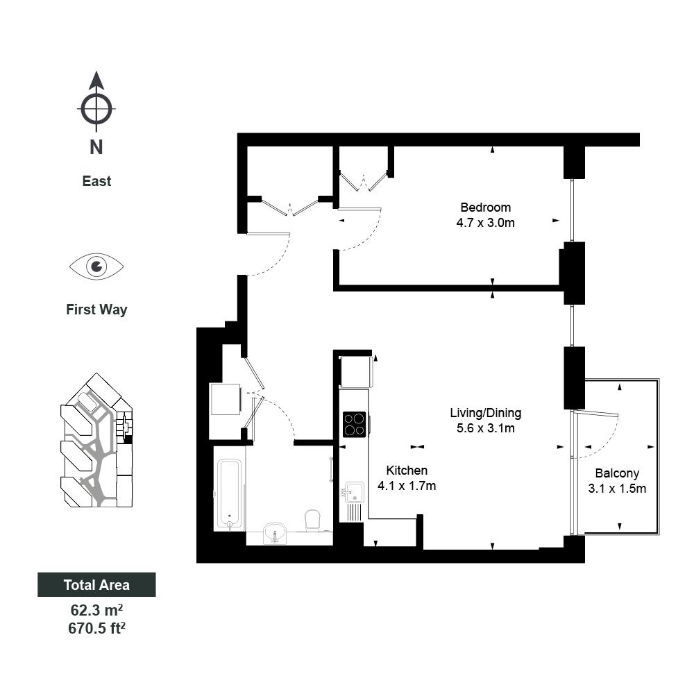 Engineers Way, Wembley floorplan