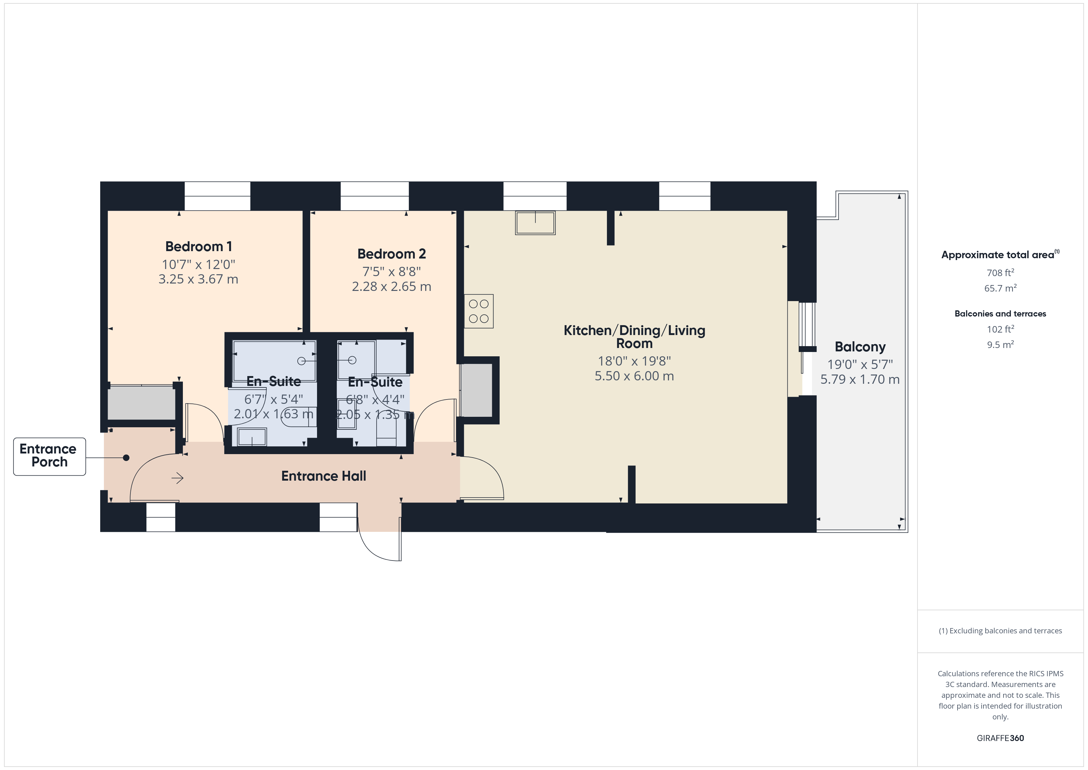 8 Piran Heights,, Upton, Cornwall floorplan