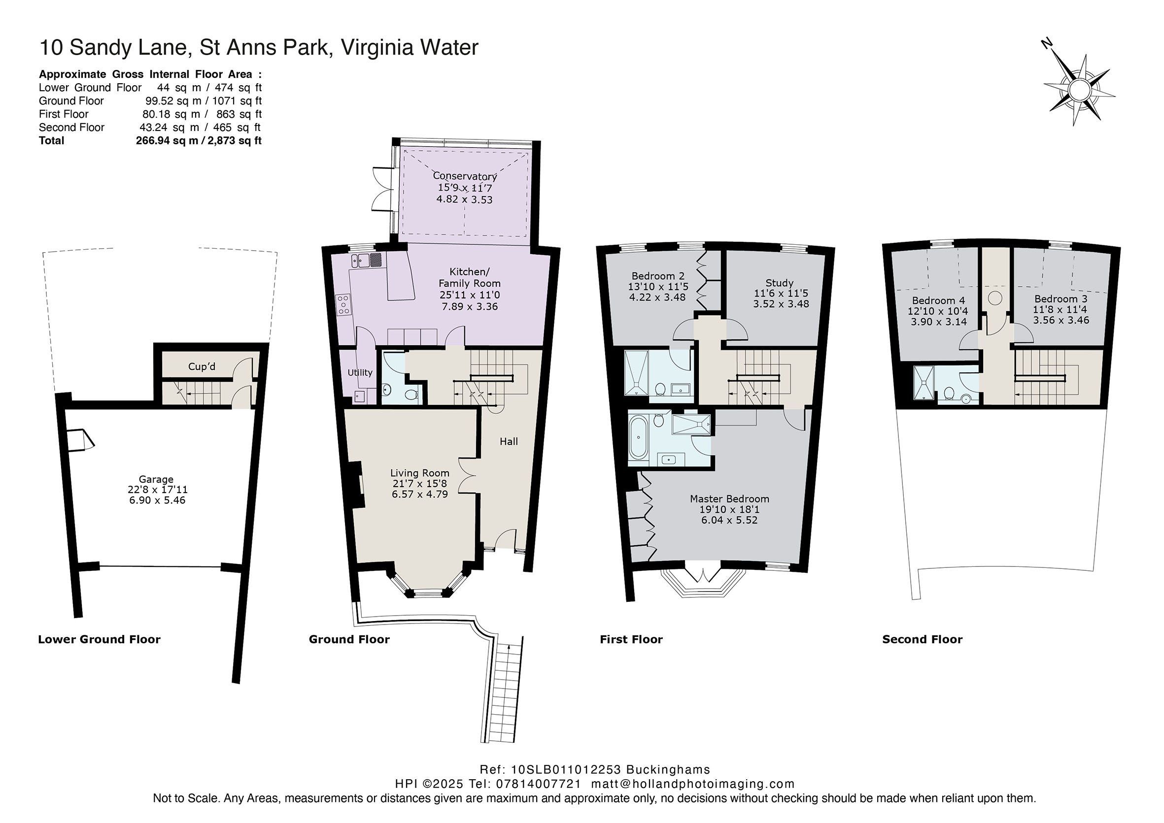 10, Sandy Lane, Virginia Water floorplan
