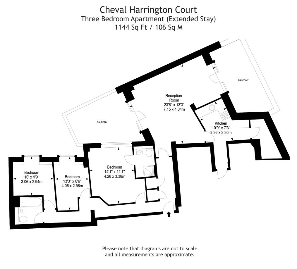 Harrington Road, London SW7, 3 bedroom flat to rent 62046032