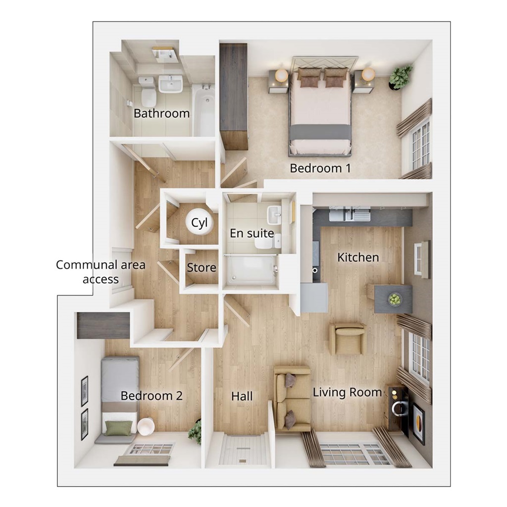 Heathwood At Brunton Rise, Newcastle Great Park, Newcastle Upon Tyne floorplan