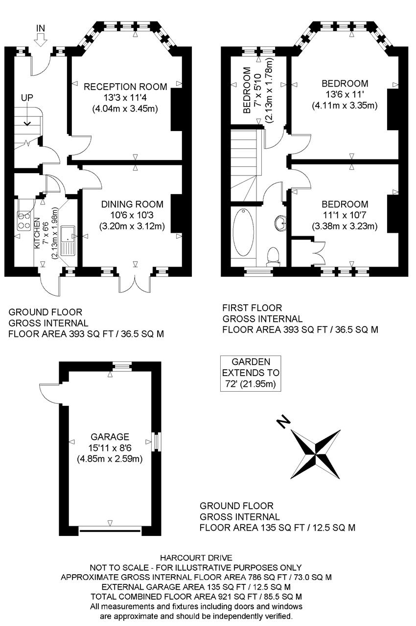 3 Bedrooms Terraced house for sale in Harcourt Drive, Canterbury CT2