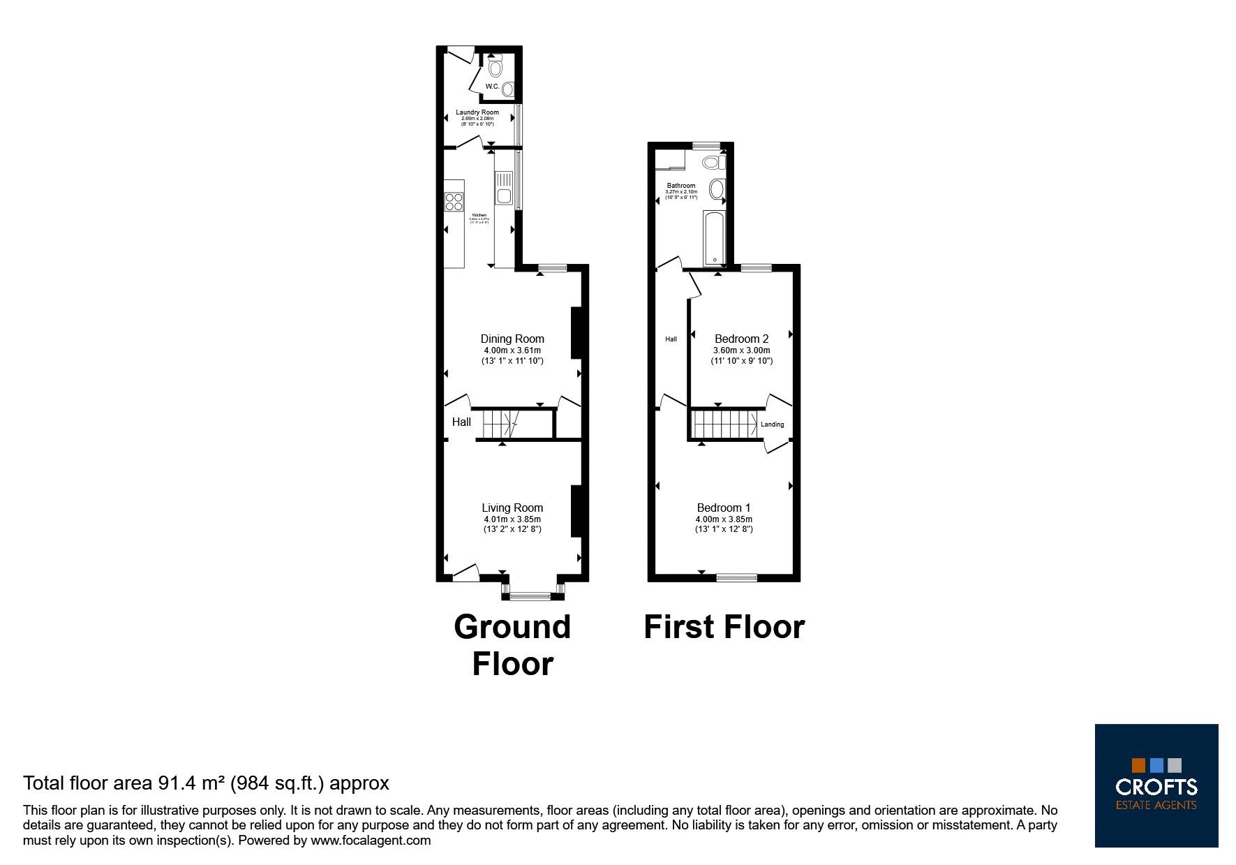 34, Bennett Road, Cleethorpes floorplan