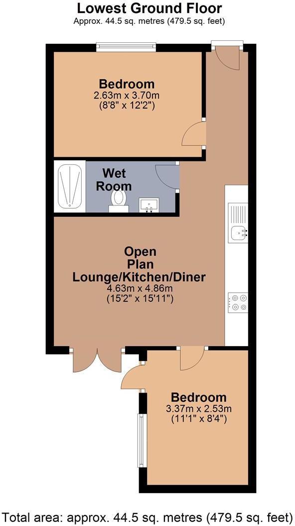 New England Road, Brighton floorplan