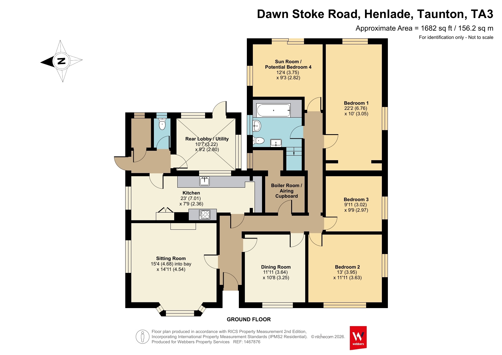 Dawn,, Stoke Road, Taunton floorplan