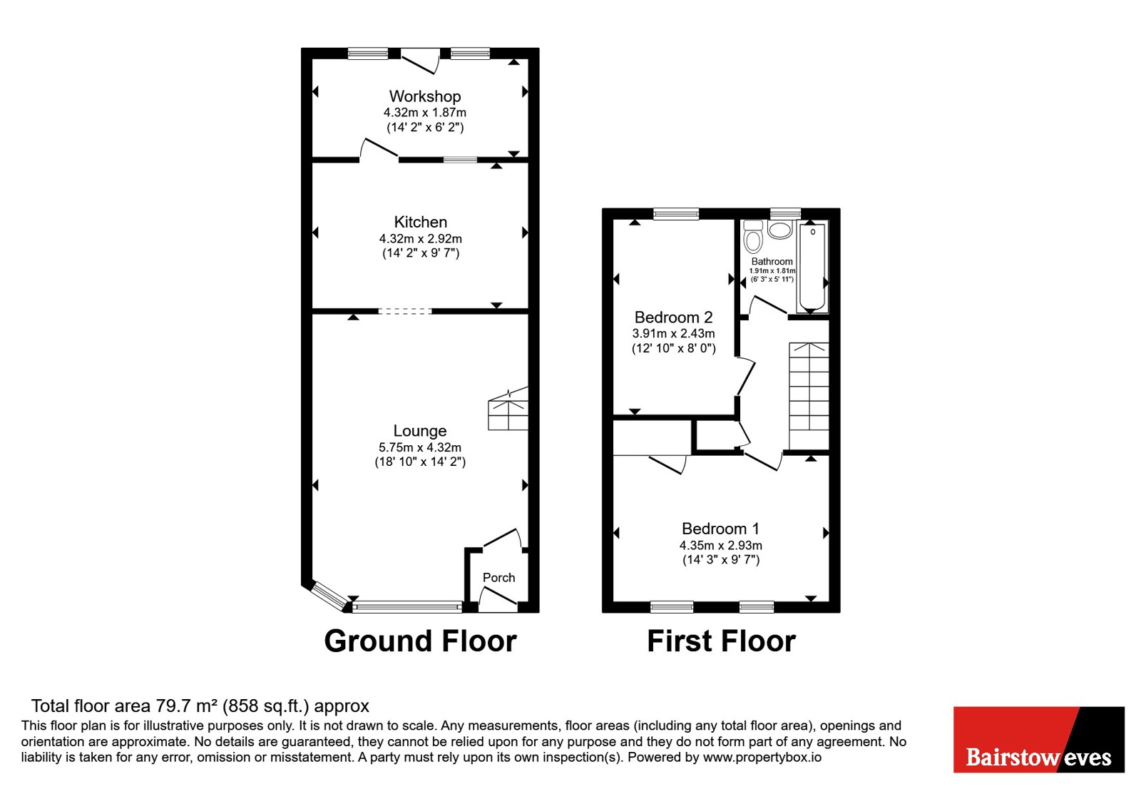 5, Manor House Lane, Birmingham floorplan