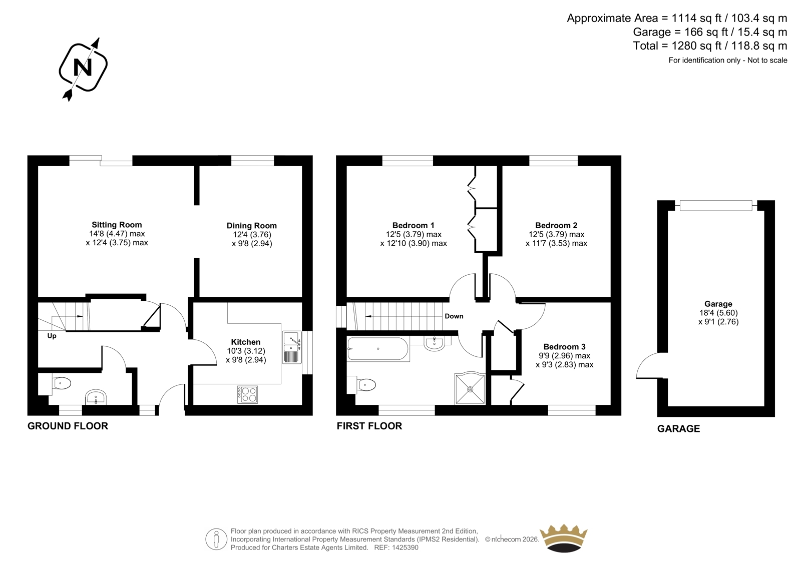 3, Long Barrow Close, Winchester floorplan