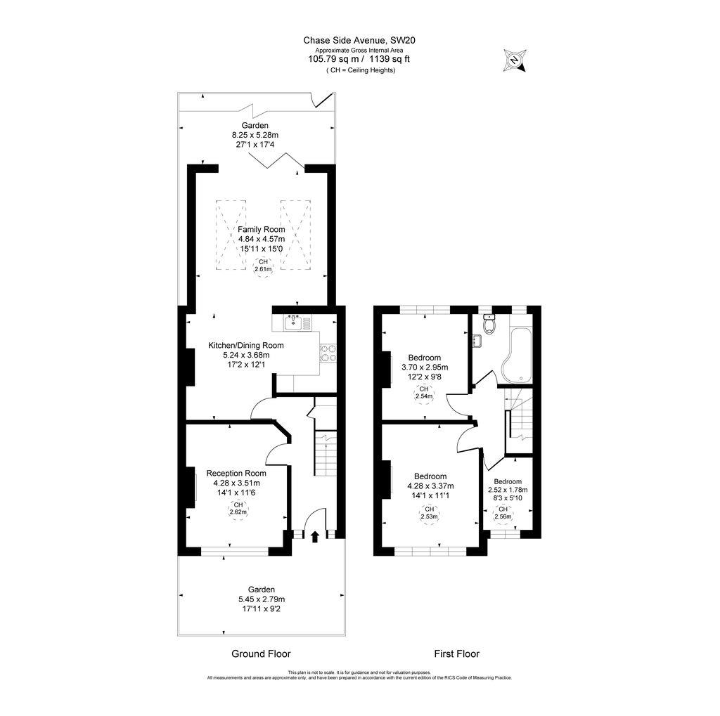 21, Chase Side Avenue, Wimbledon Chase floorplan