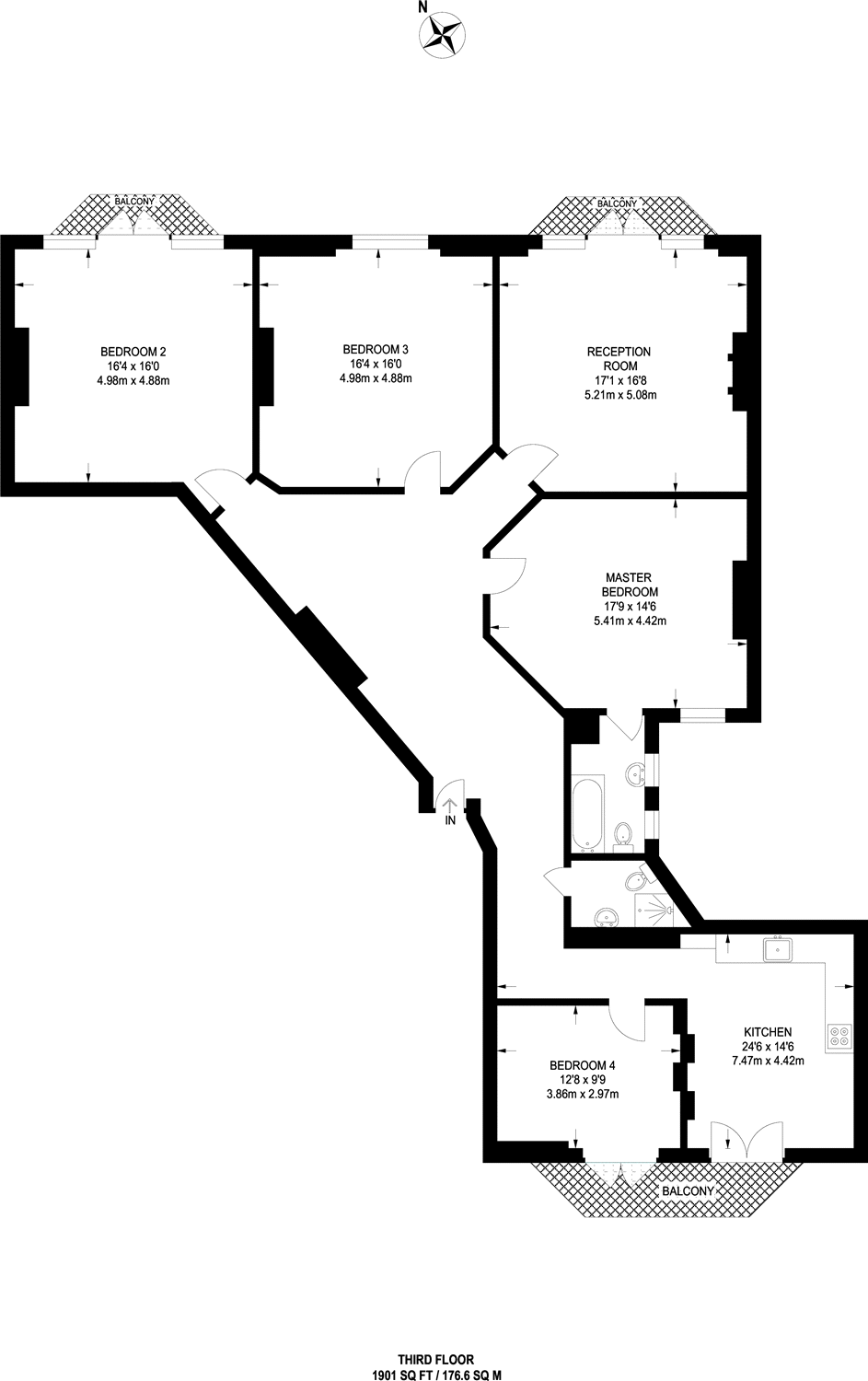 4 Bedrooms Flat to rent in Fortune Green Road, West Hampstead NW6