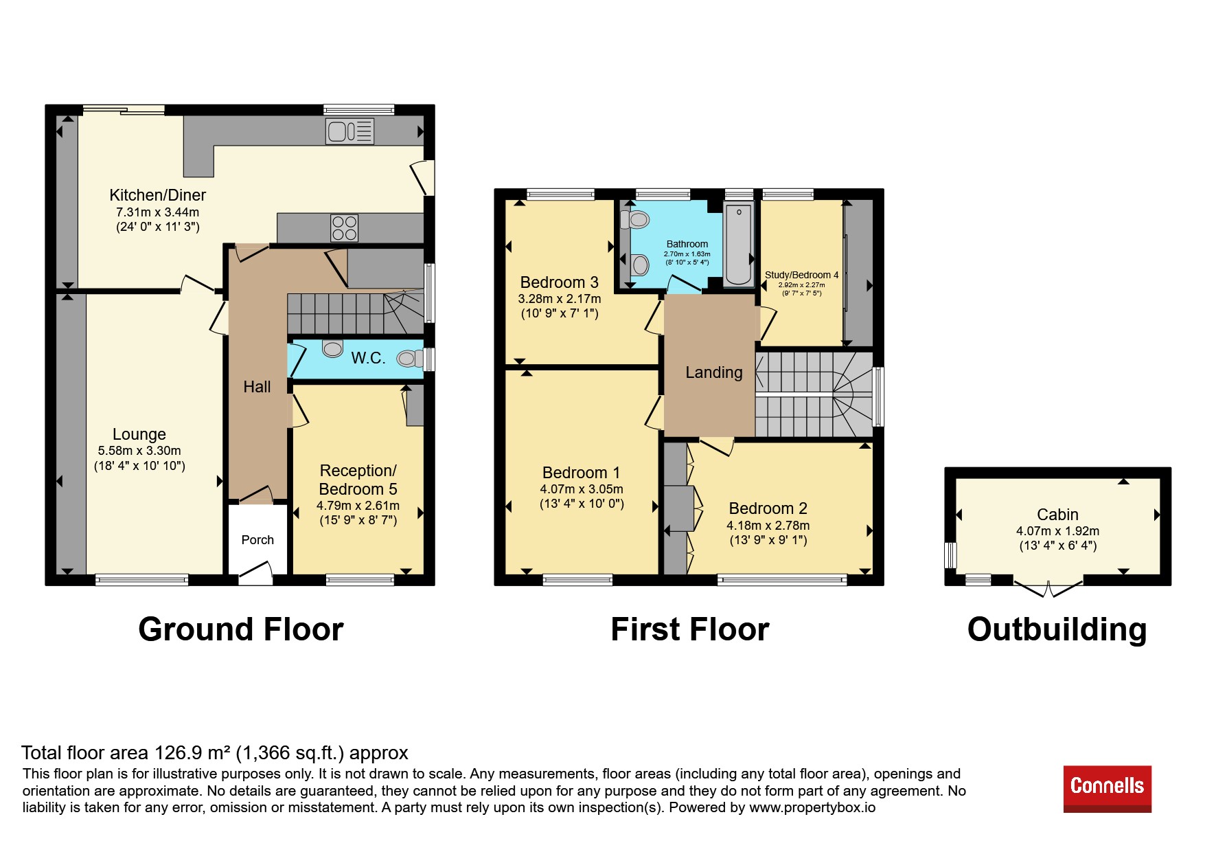 21, Merlin Way, EAST GRINSTEAD floorplan