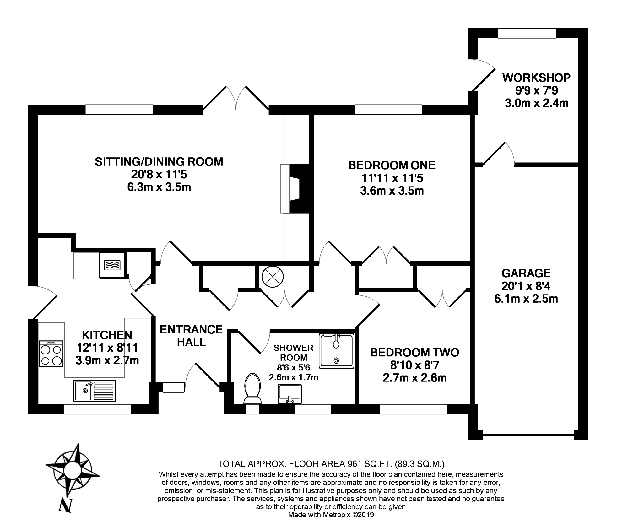 2 Bedrooms Detached bungalow for sale in De Lucy Avenue, Alresford SO24