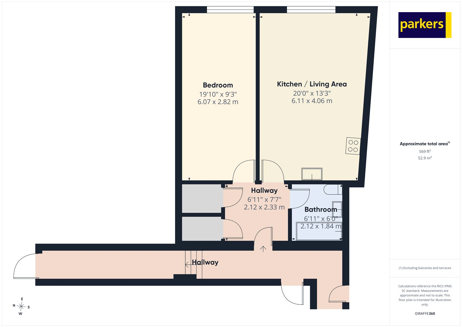 Flat 2, Mulberry House, Whitchurch Road floorplan