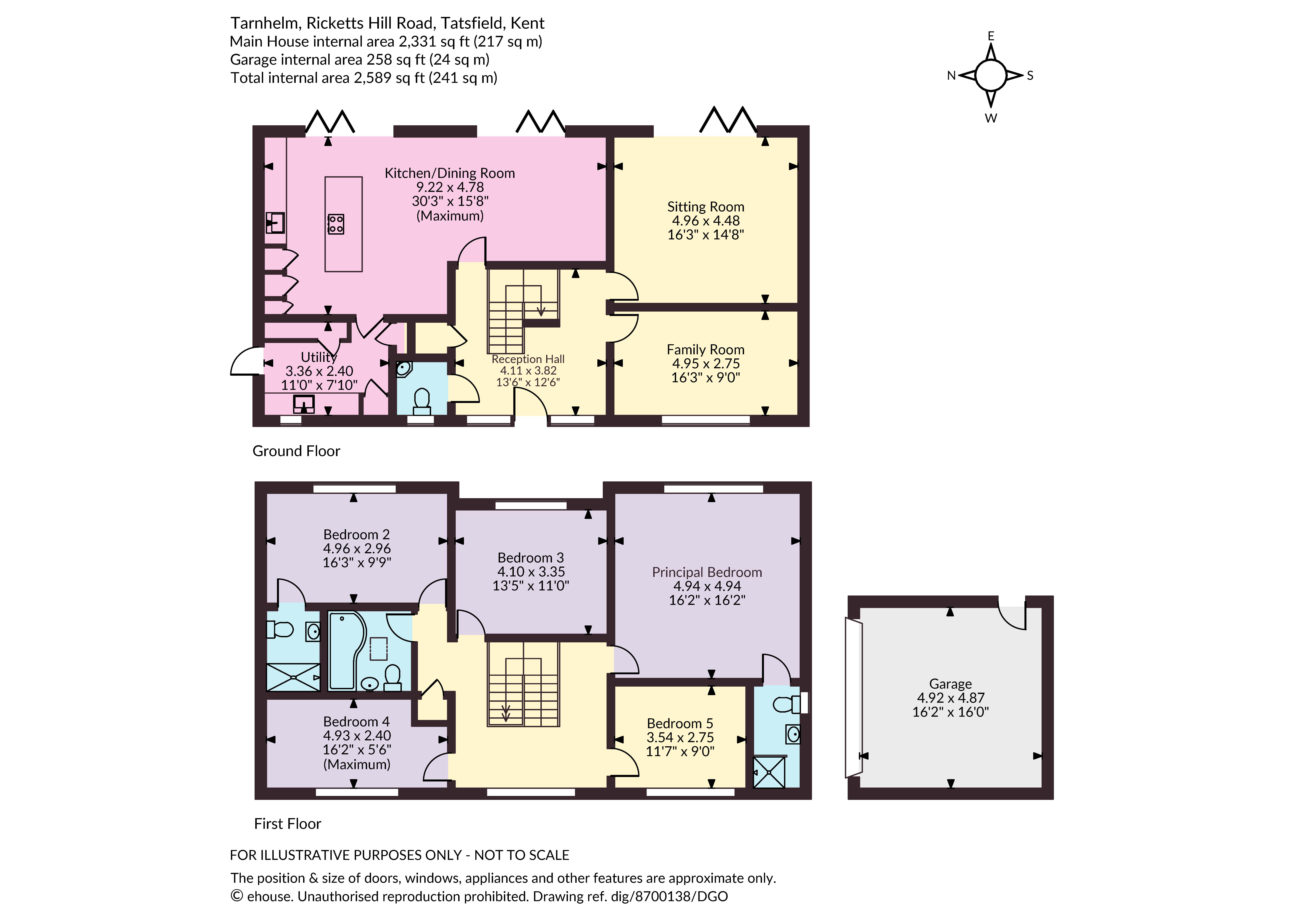 Tarnhelm,, Ricketts Hill Road, Westerham floorplan