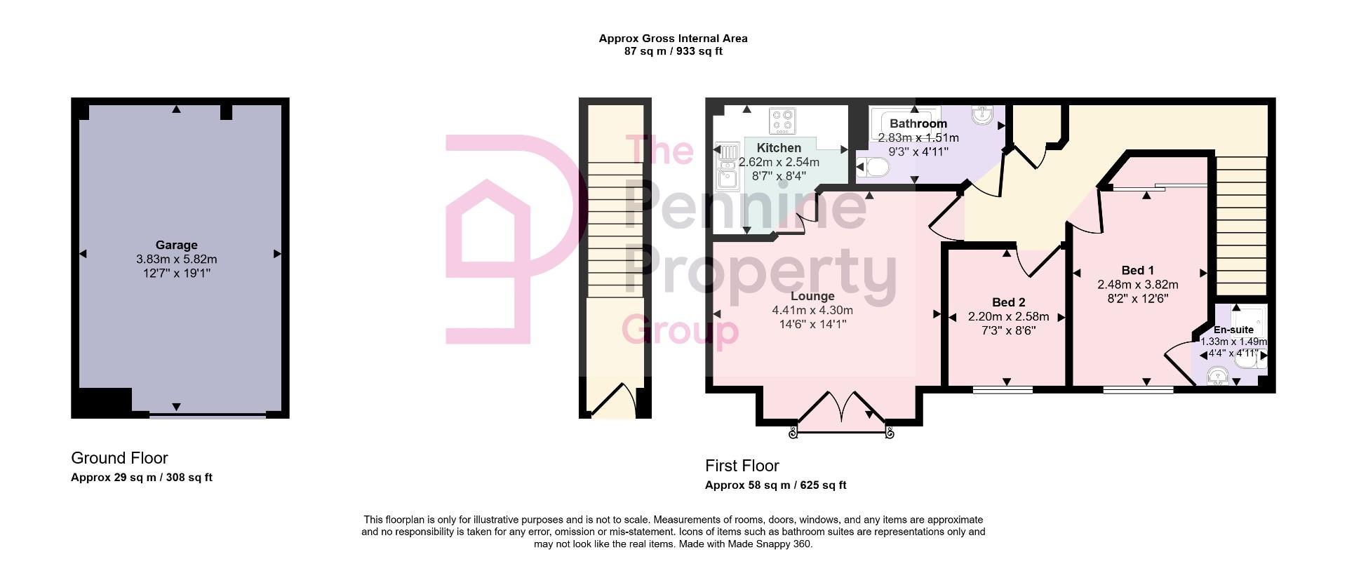 10, Belmont Drive, Sheffield floorplan