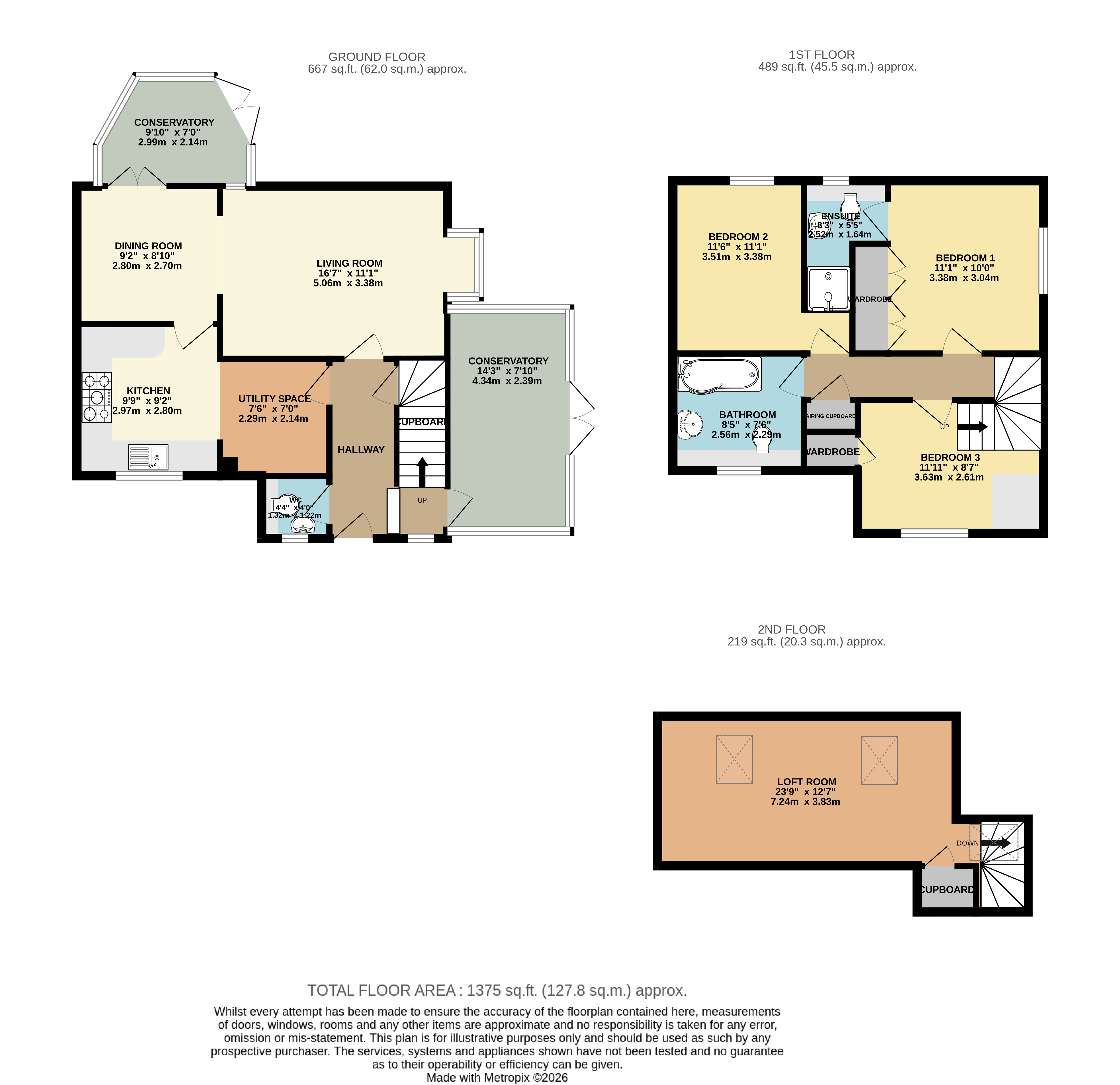11, Hall Road, Maldon floorplan