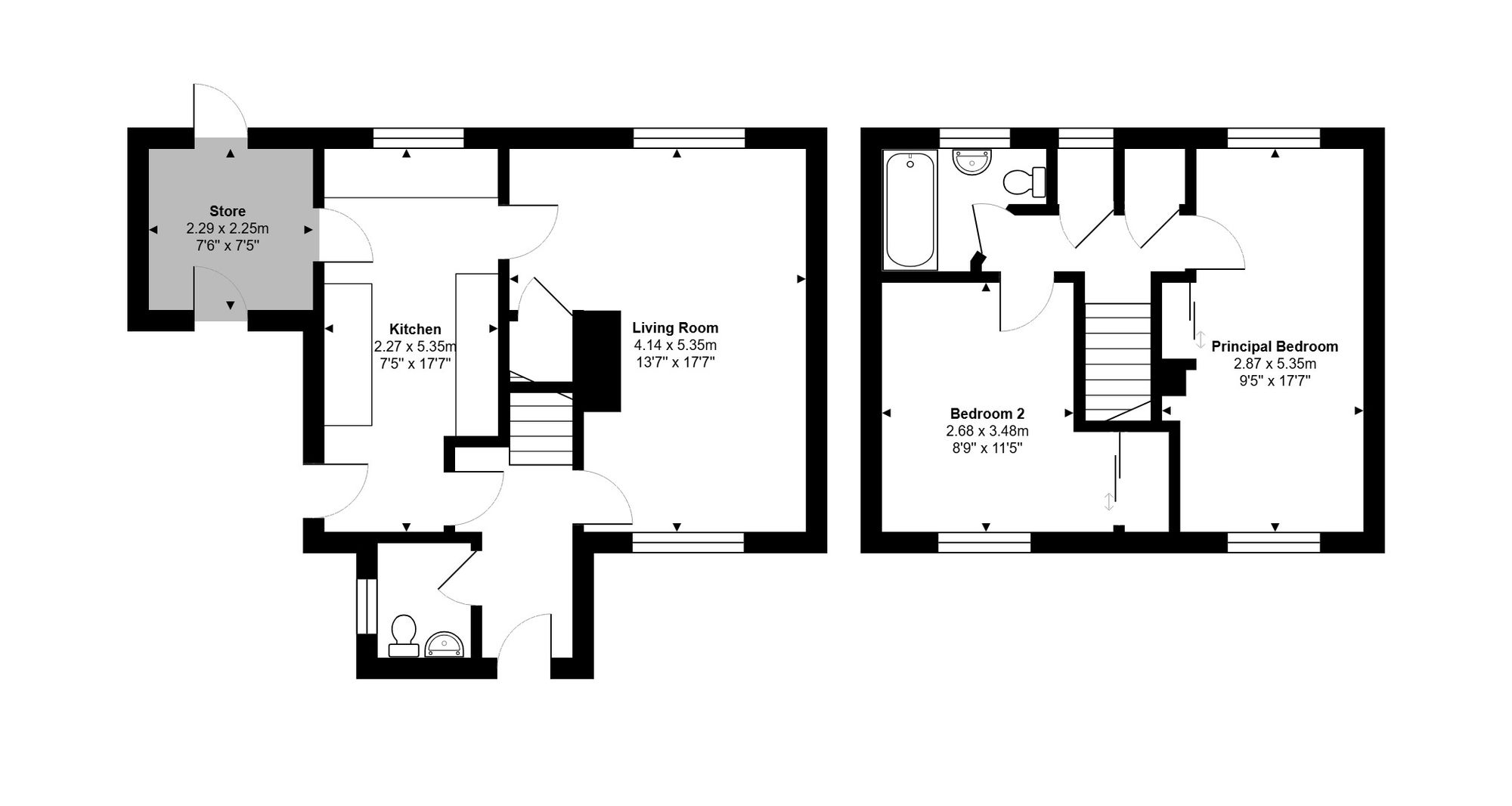 12 Bath Crescent, Huntingdon floorplan