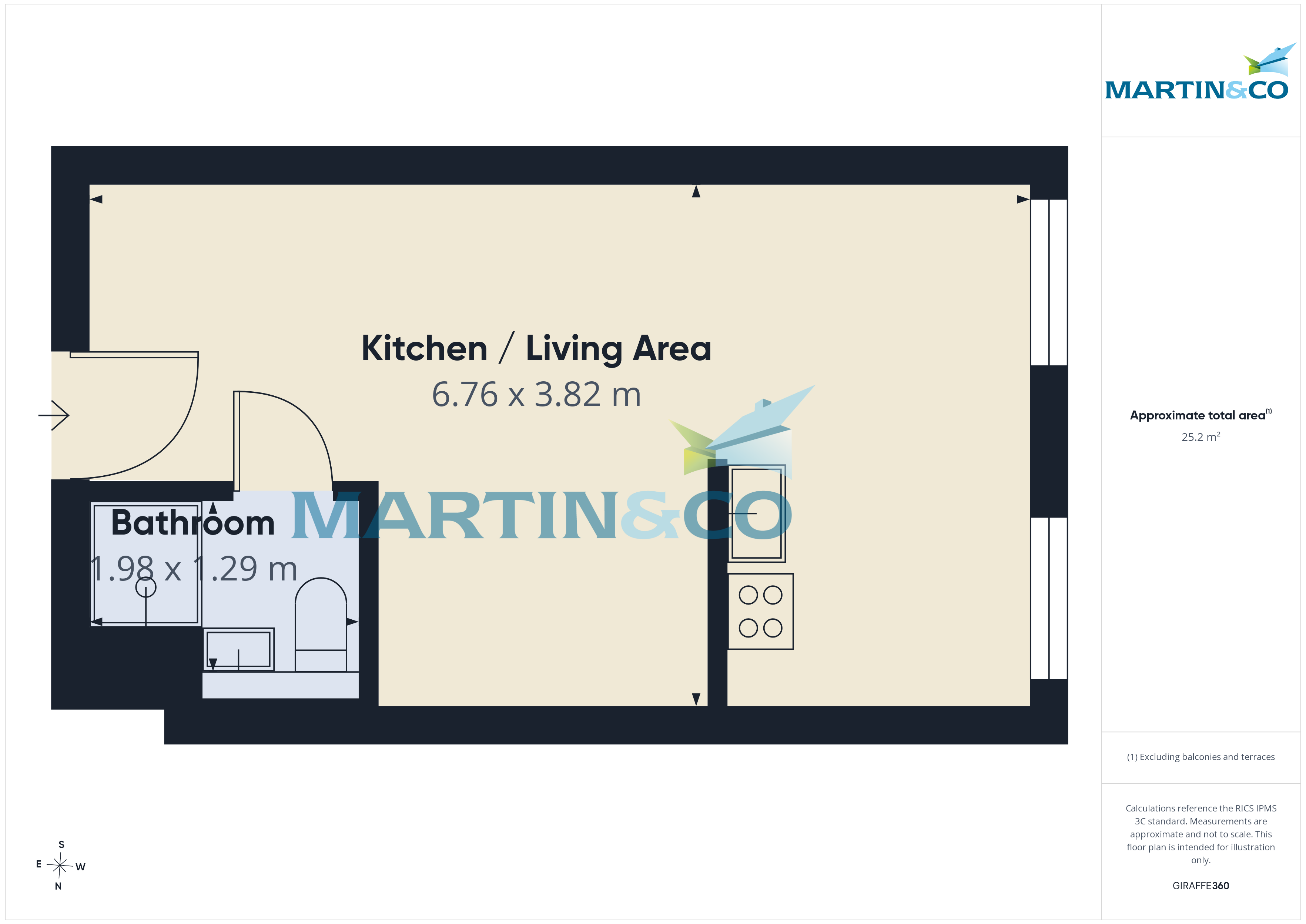 Apartment 13 (Unit 8 on land reg), 246, Upper Parliament Street, Liverpool floorplan