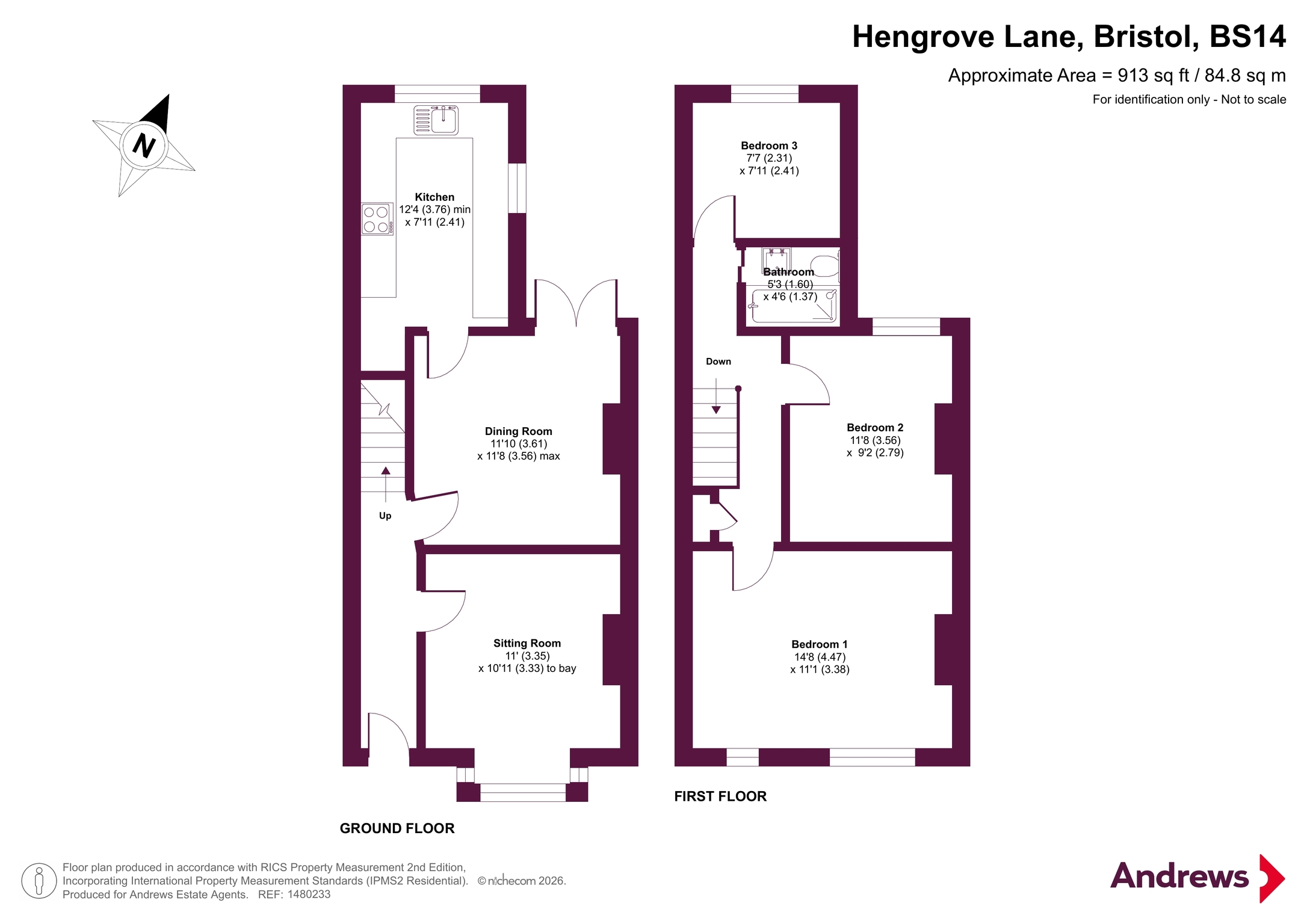 8, Hengrove Lane, Bristol floorplan