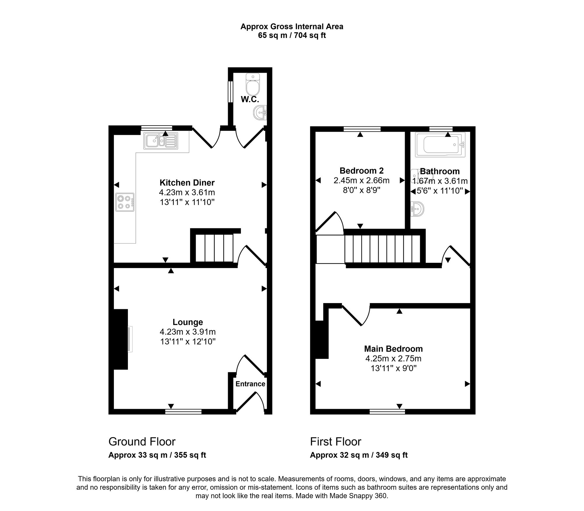 8 Short Street, Wigan floorplan