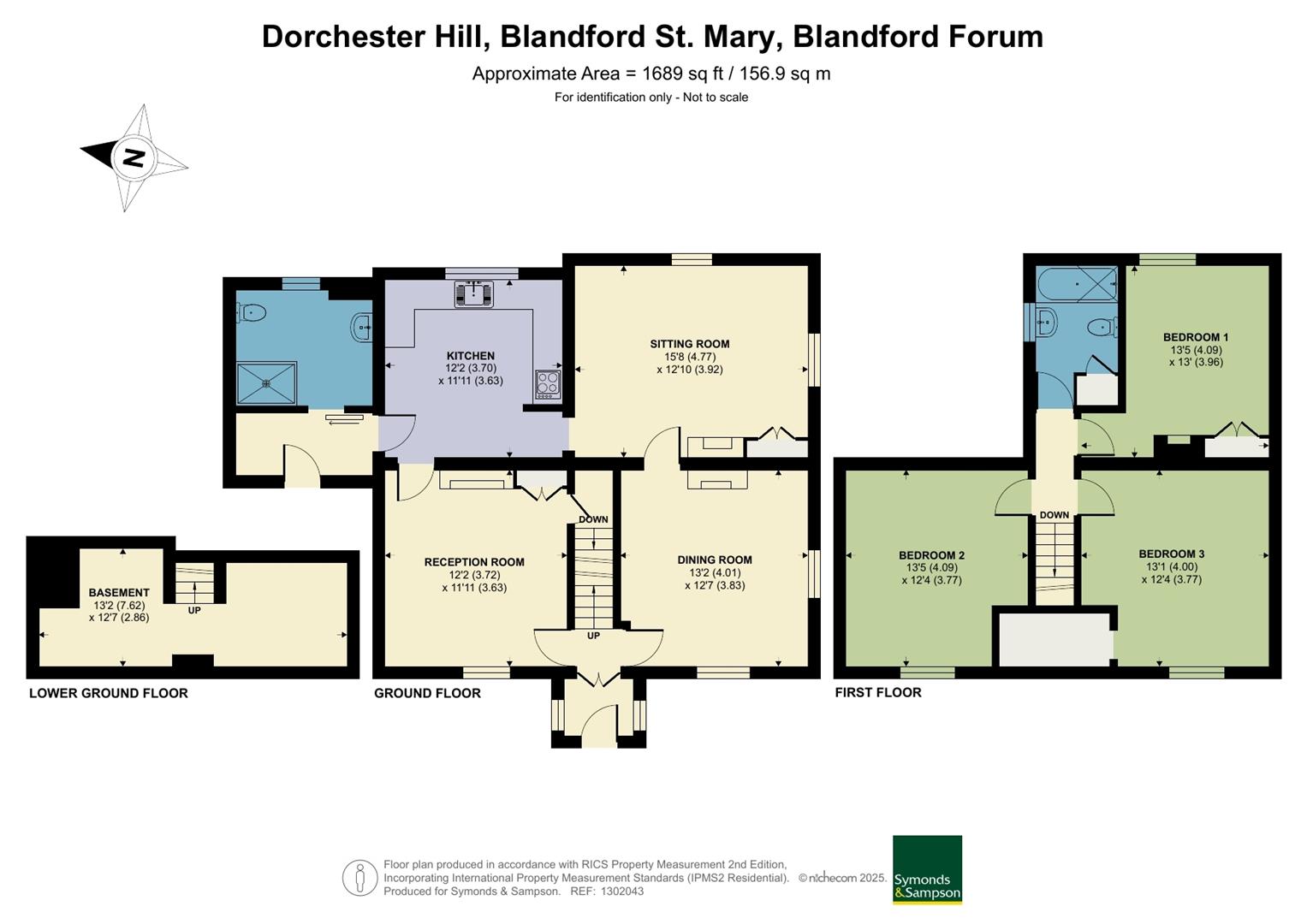 Hillside Cottage, Dorchester Hill, Blandford Forum floorplan