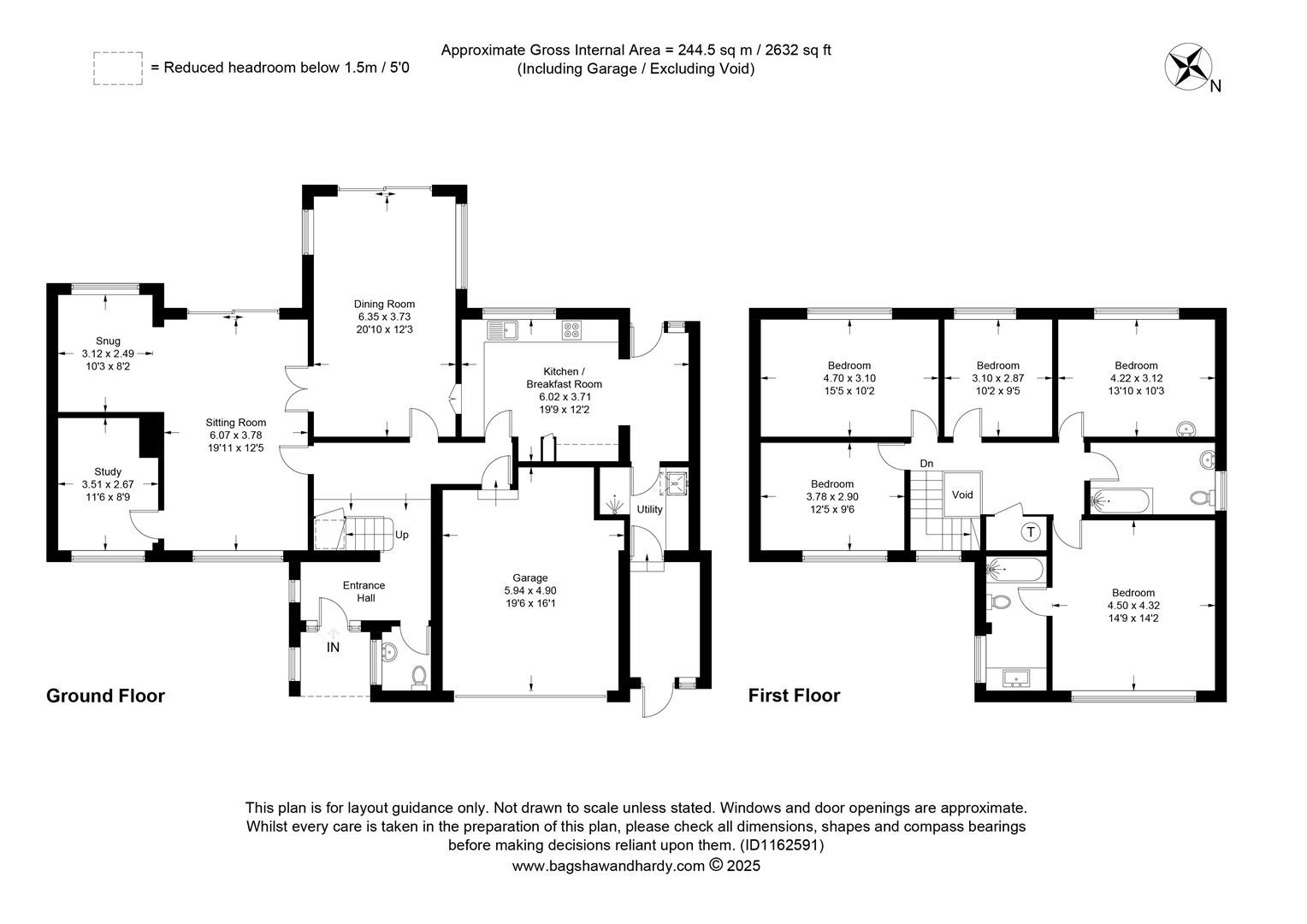 17, Kidborough Down, Great Bookham floorplan
