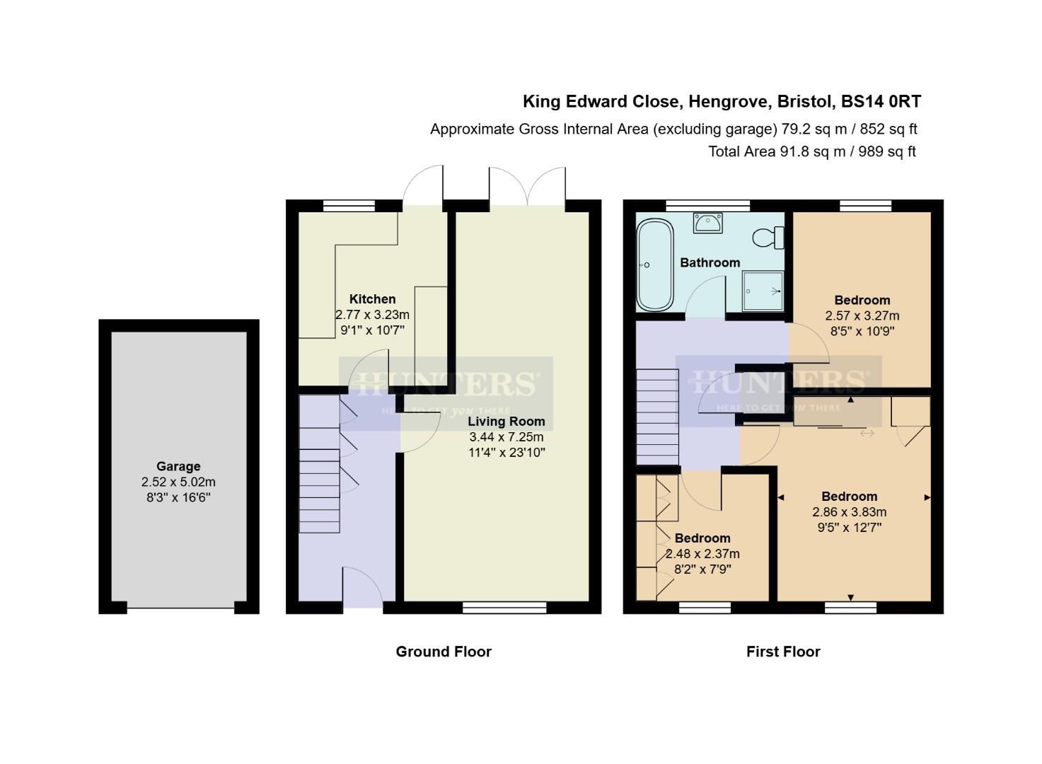 2, King Edward Close, Bristol floorplan