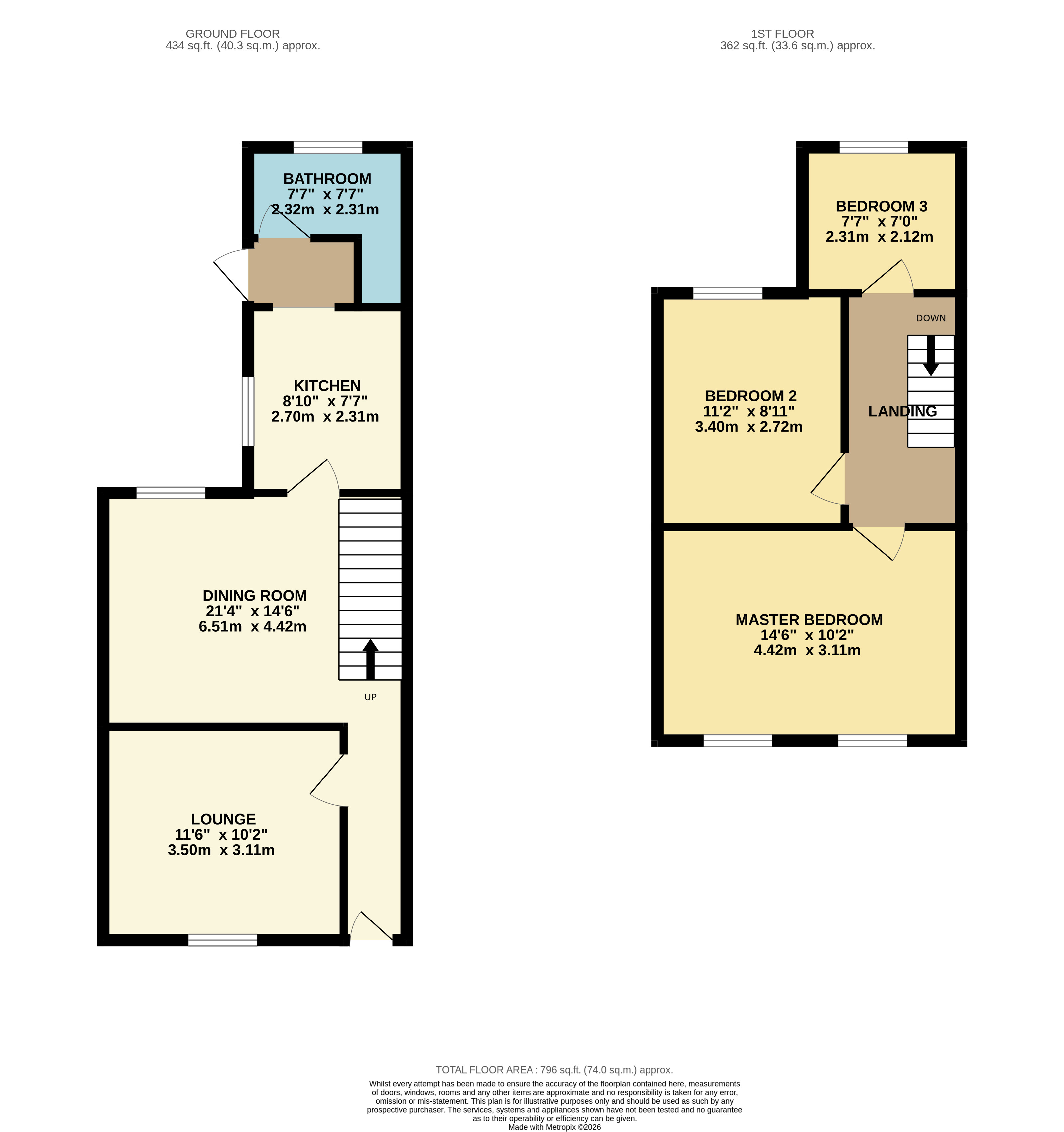 3, Court Road, Cardiff floorplan
