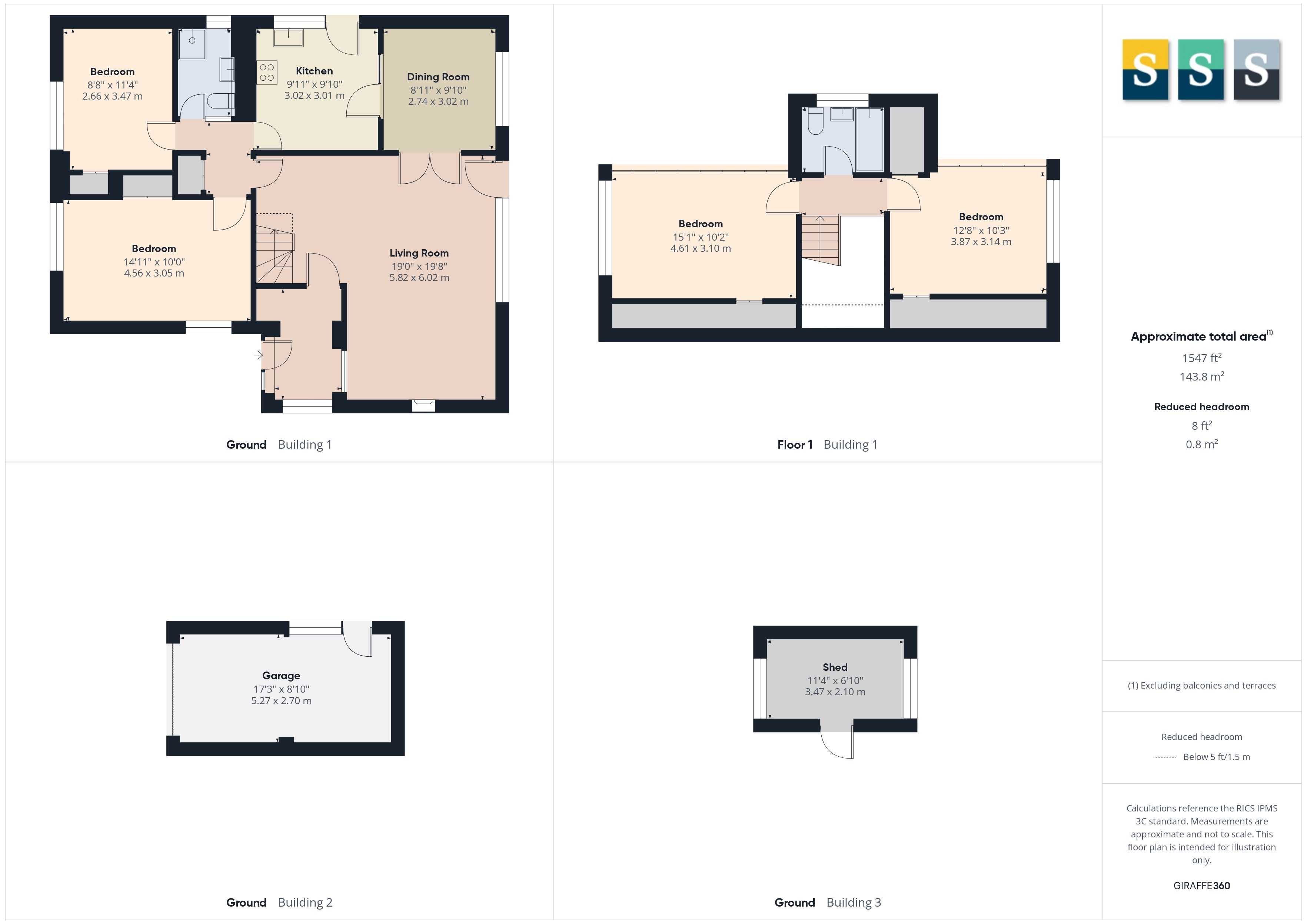 Grey Gables,, Woodham Rise, Woking floorplan