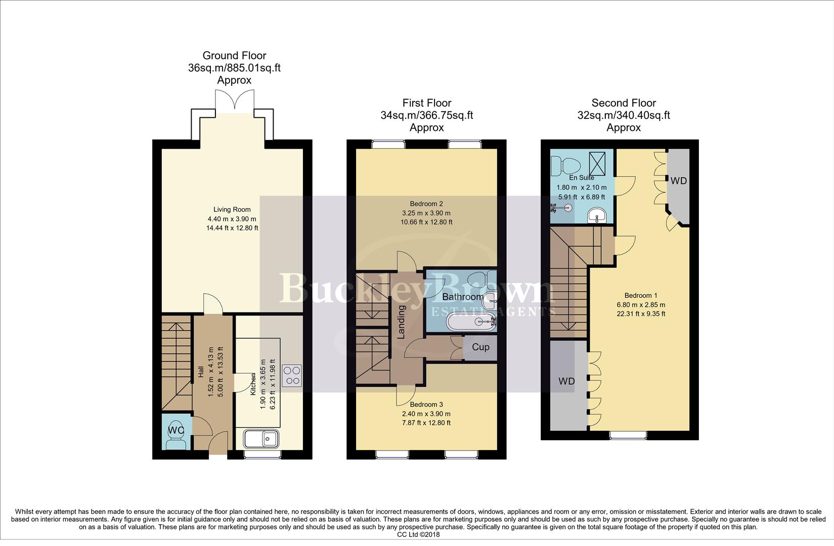 7, Mill Pond Close, Nottingham floorplan